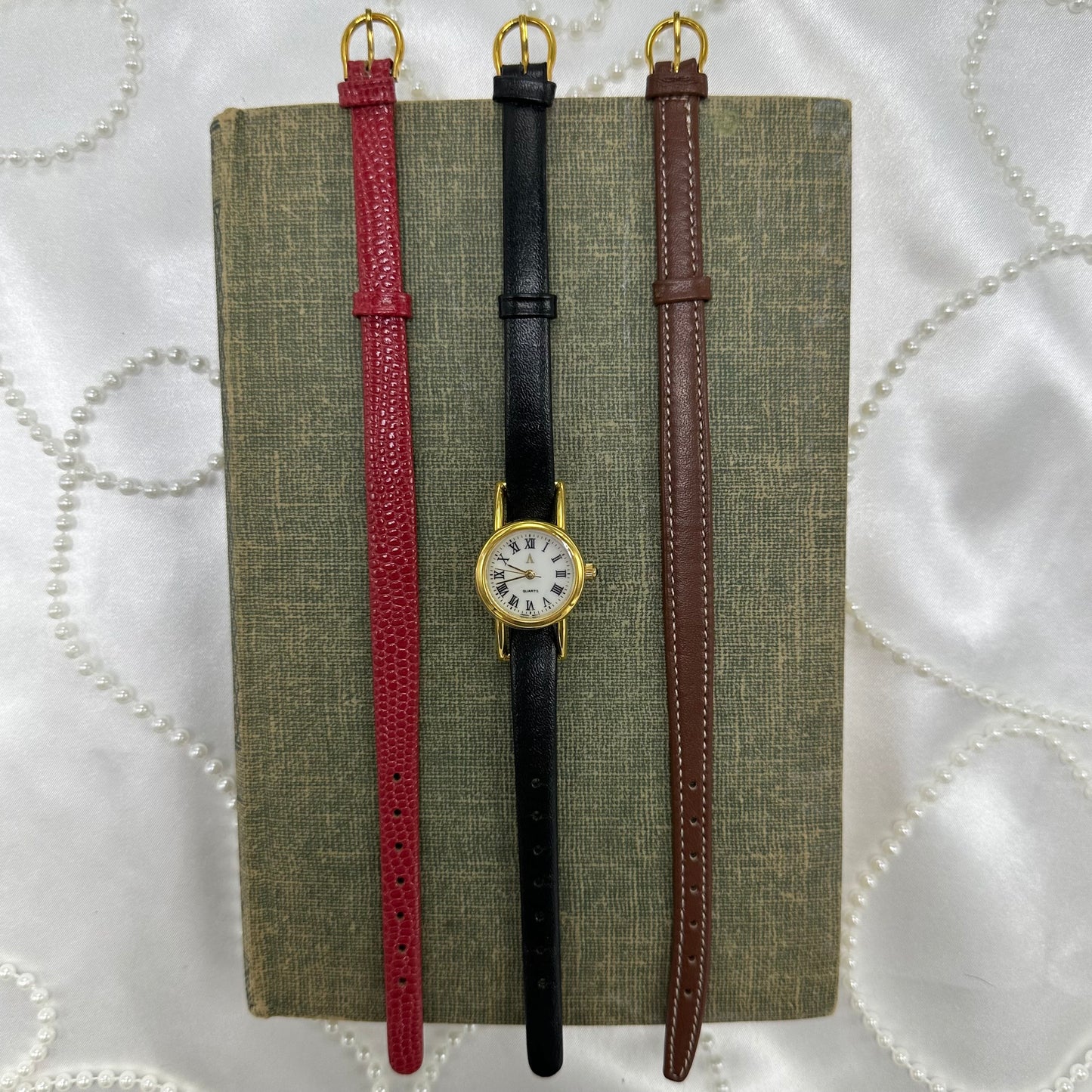 Vintage Avon Watch Set with Interchangeable Bands