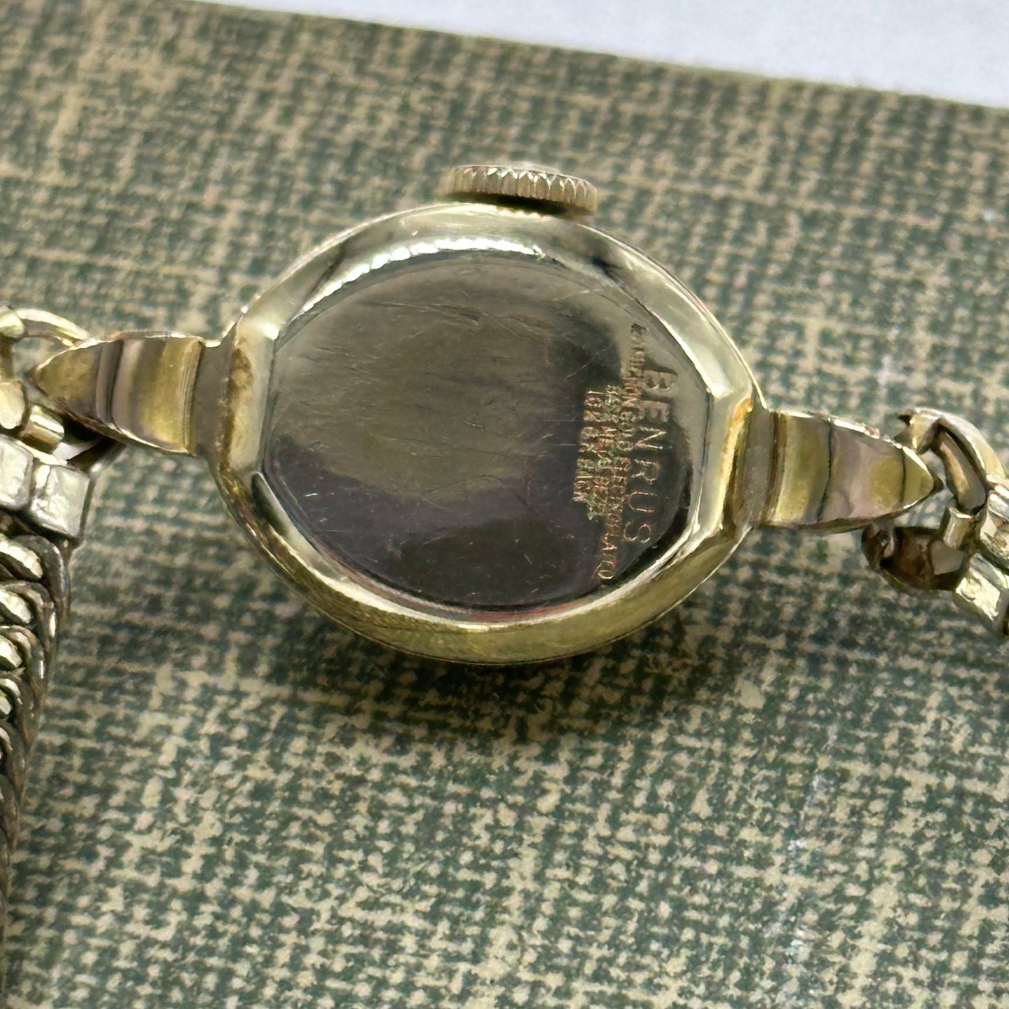 Vintage 10k RGP Benrus 1960's Cocktail Watch