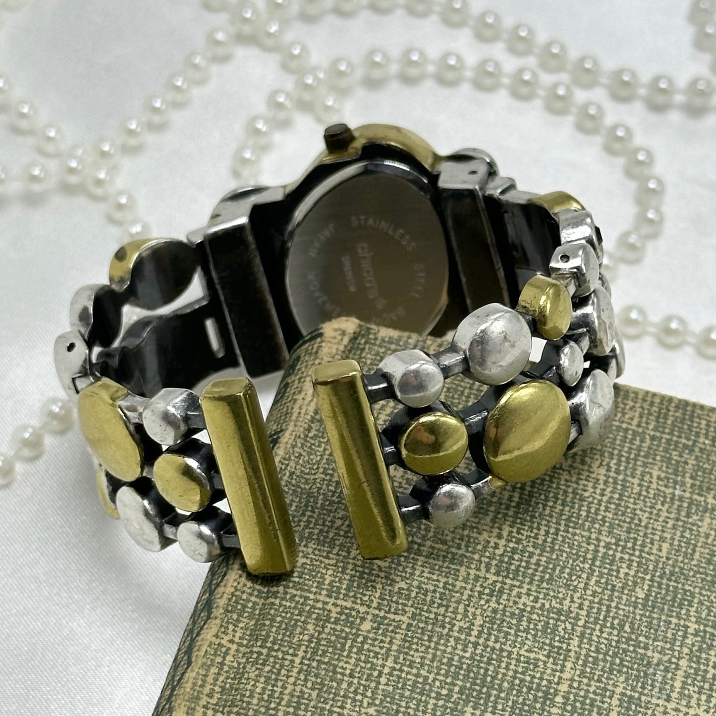 Two-Tone Chico's Cuff Watch