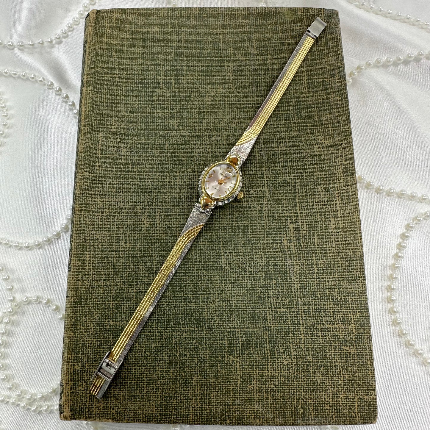 Two-Tone Bubble Dial Belisimo Heart Watch