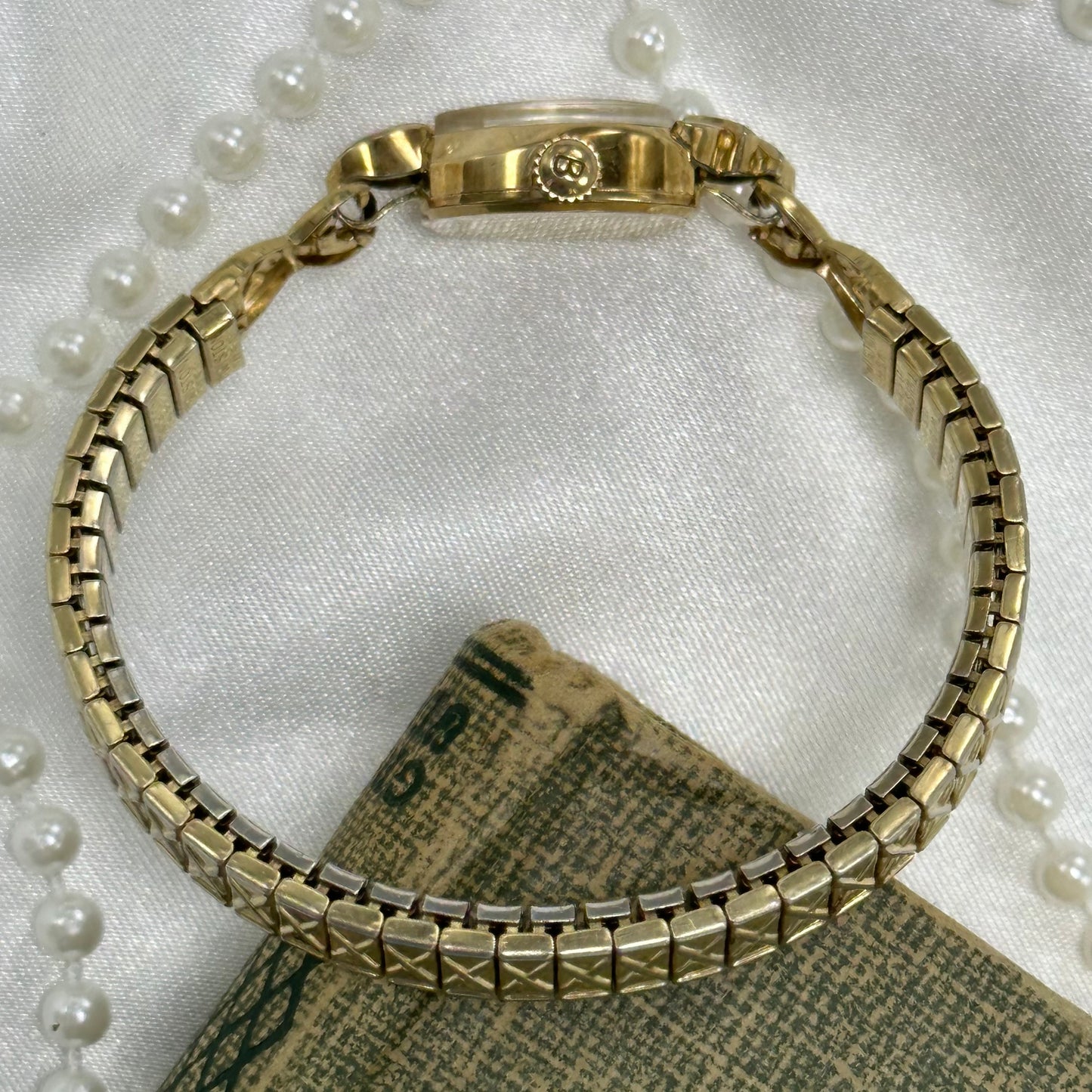 1962 10k RGP Teardrop Bulova Wind-Up Cocktail Watch