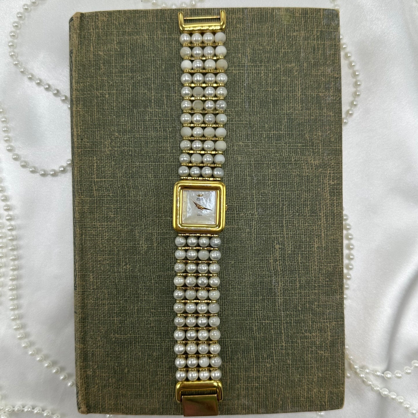 Vintage Anne Klein Pearl Watch