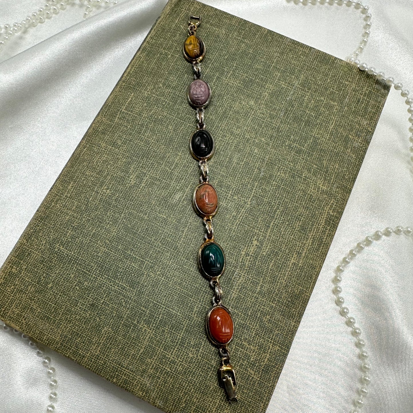 Vintage Scarab Bracelet