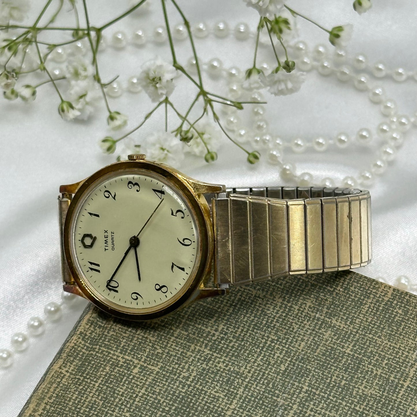 Chunky Gold Timex Watch