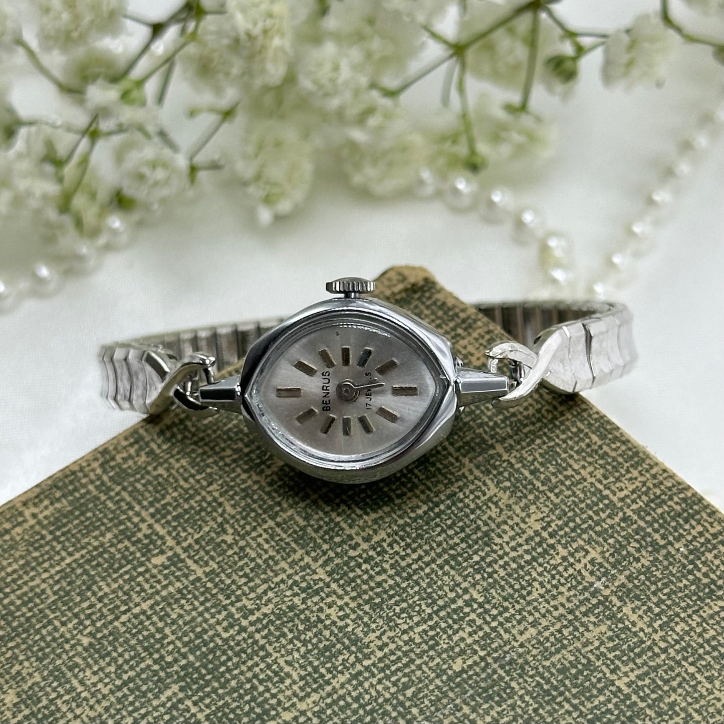 Vintage Benrus Wind-Up Cocktail Watch