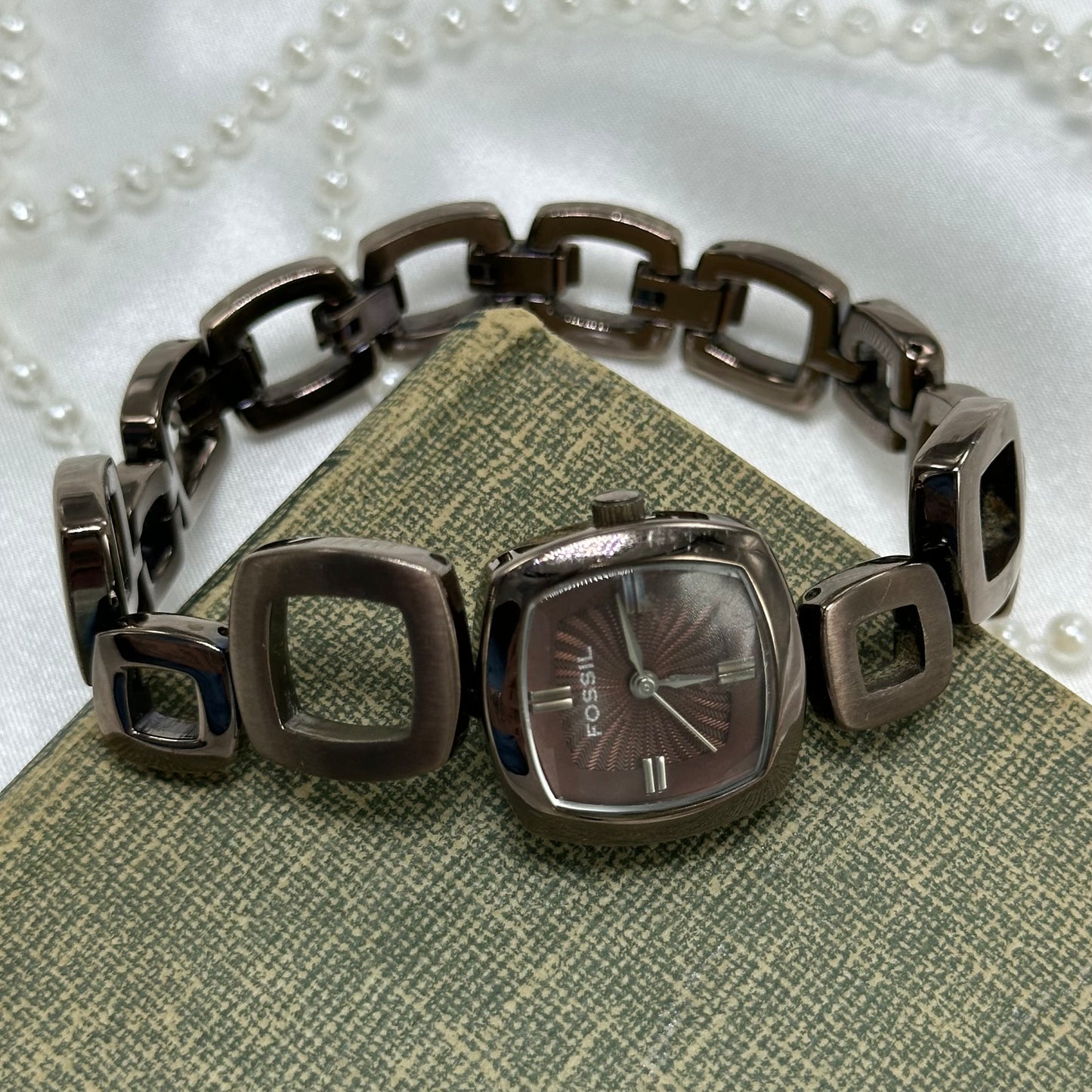 Funky Chocolate Brown Fossil Watch