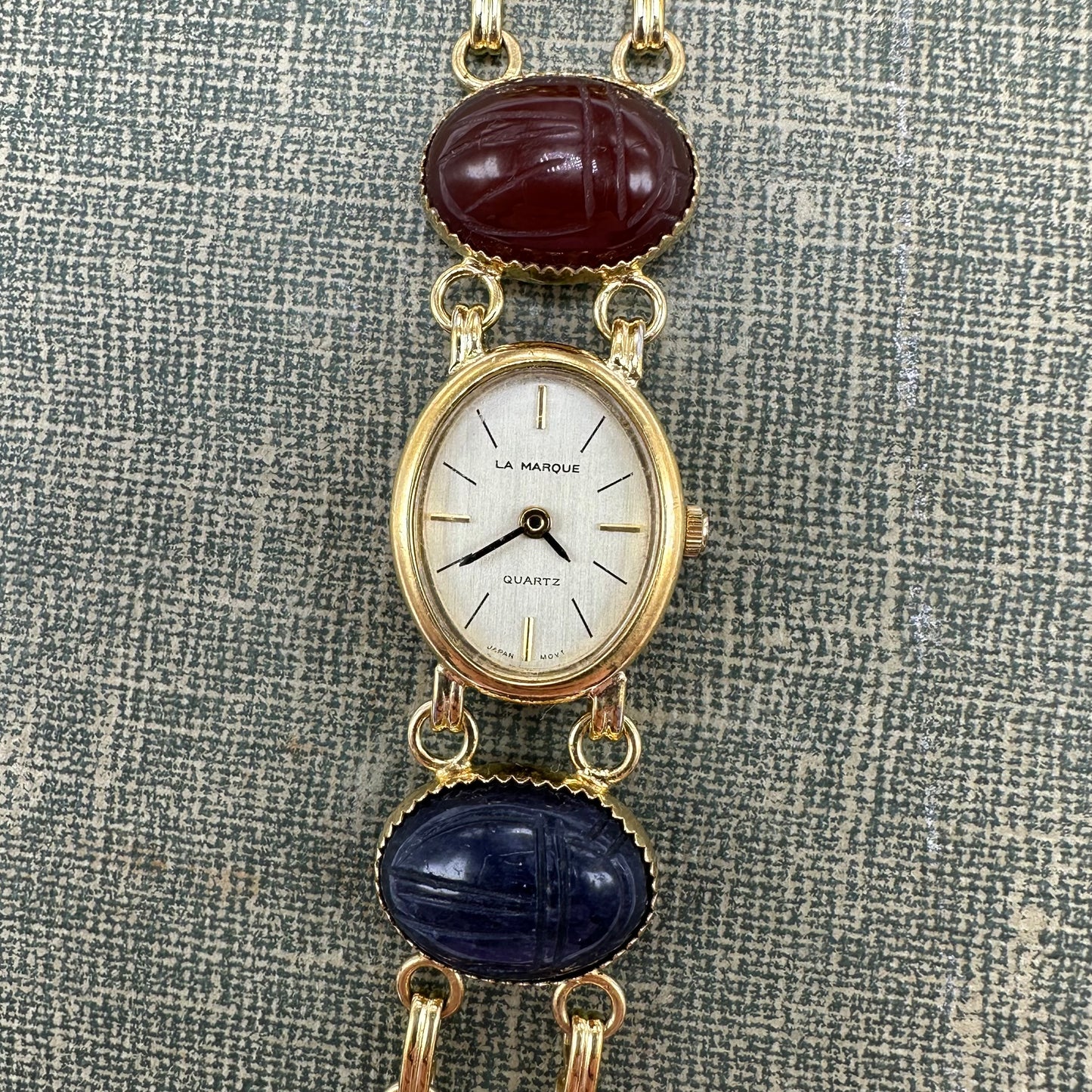 Vintage Gold Scarab Watch