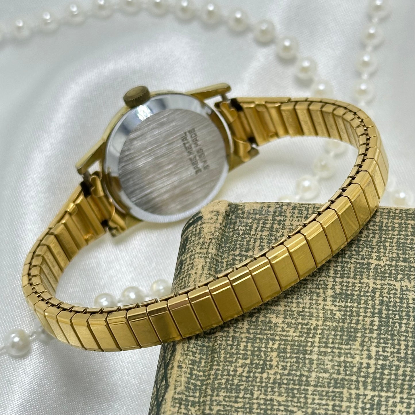 Red and Gold Piz Gloria Vintage Watch