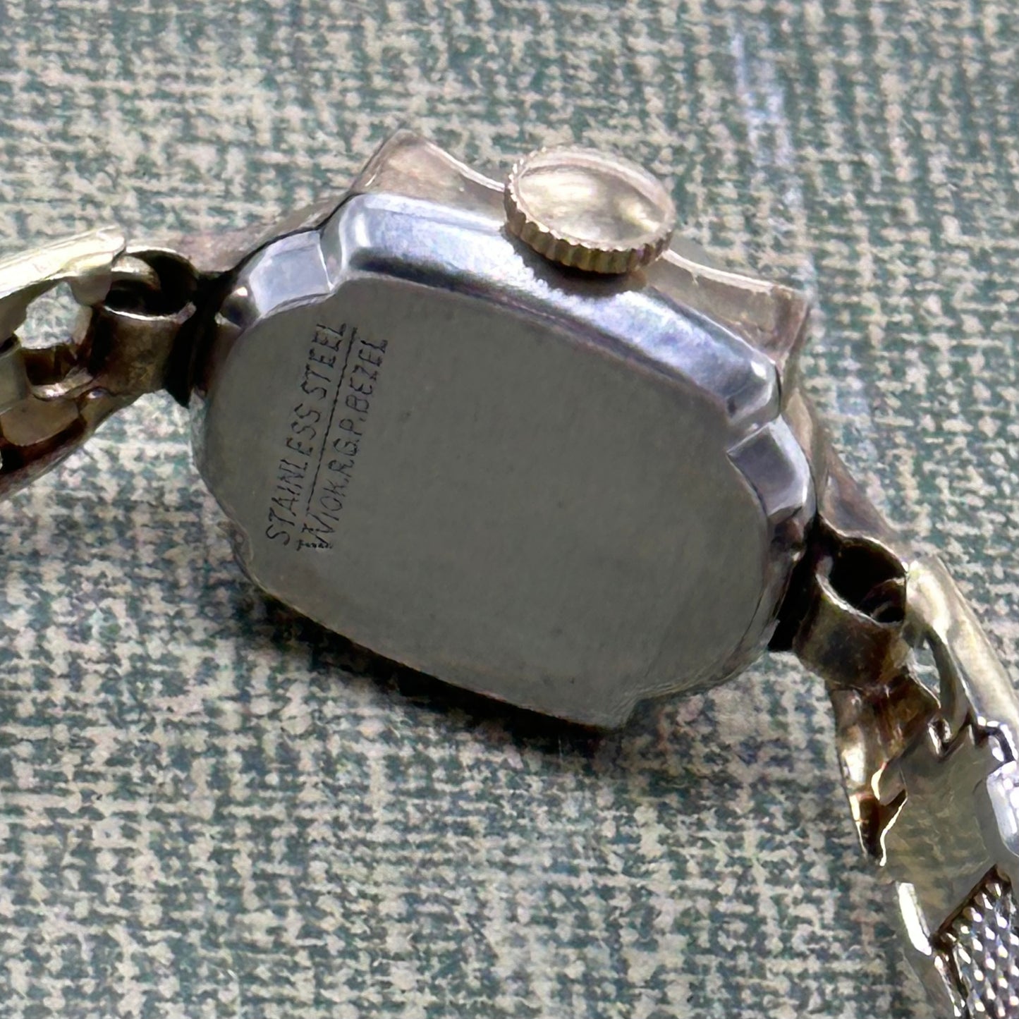 10K RGP Gold 1950's Elgin De Luxe Wind-Up Watch