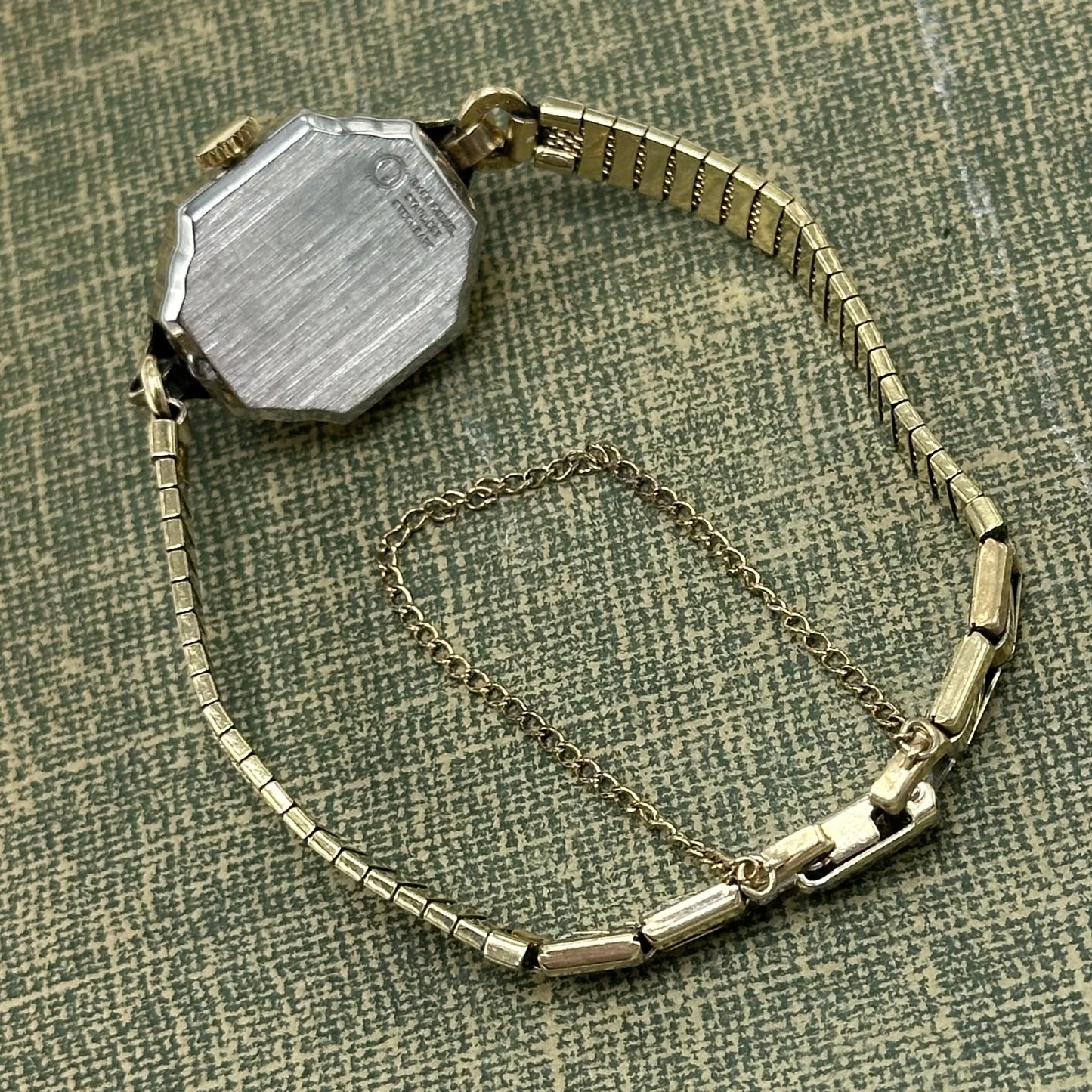 10k RGP Gold 1945 Bulova Wind-Up Watch