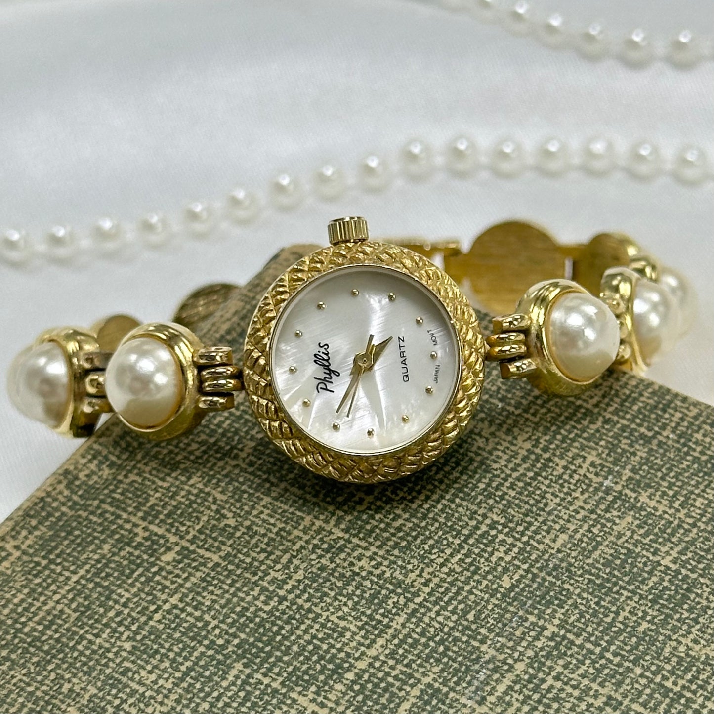 Pearl Watch with Mother of Pearl Dial