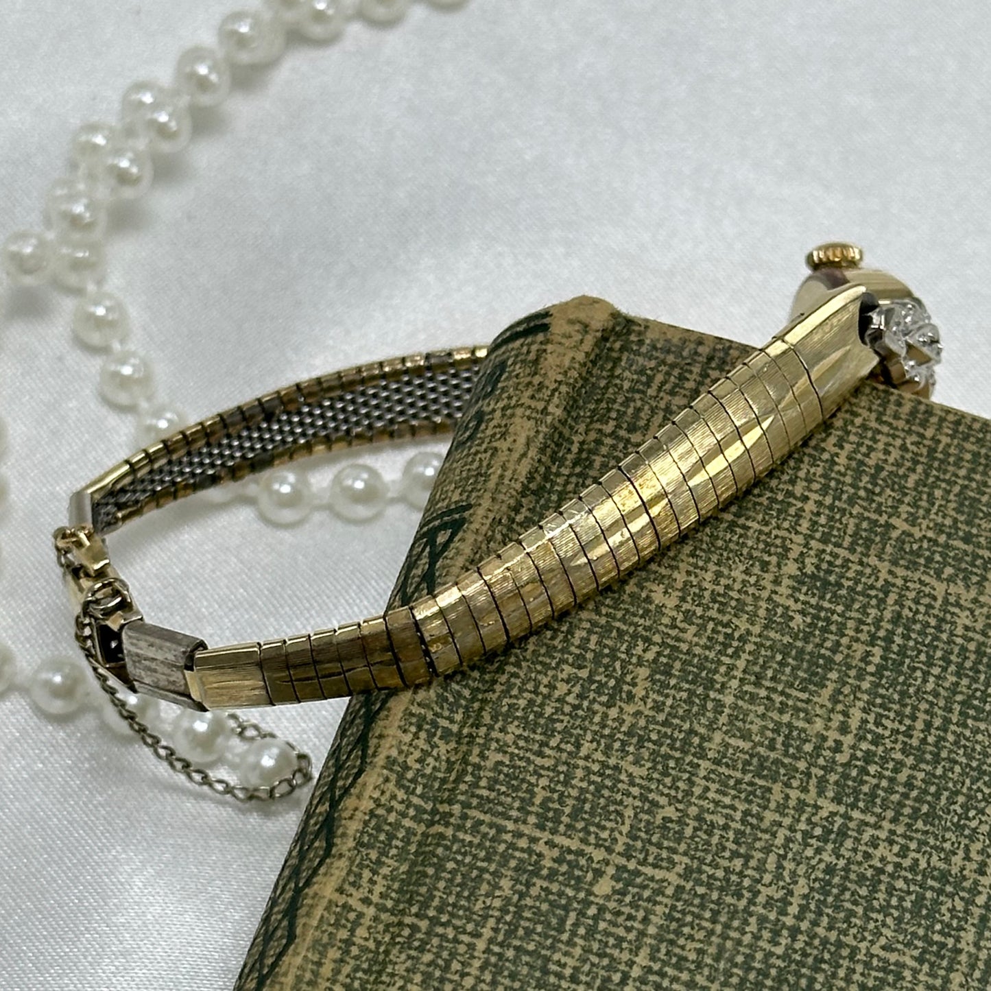 Dainty Vintage 10k RGP 1966 Bulova Cocktail Watch