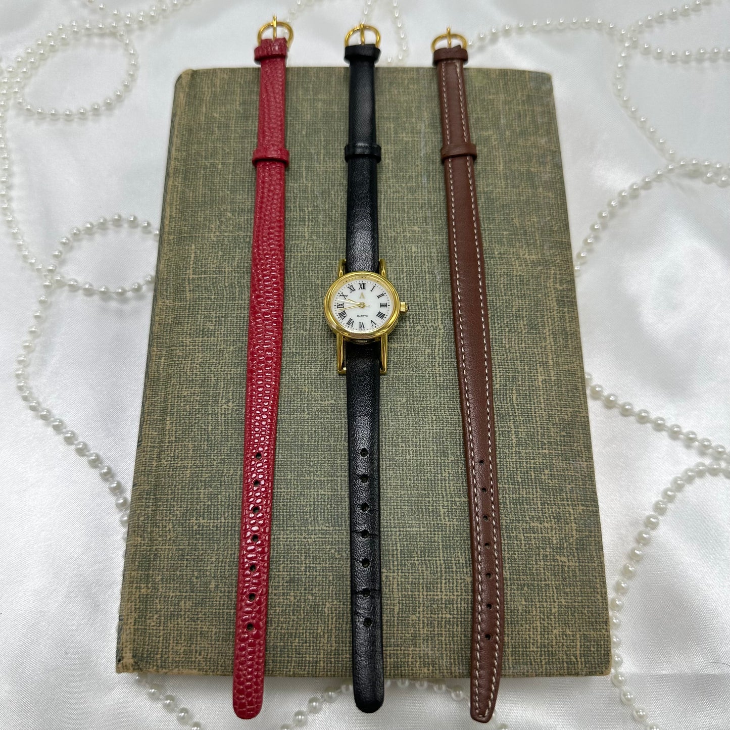 Vintage Avon Watch Set with Interchangeable Bands