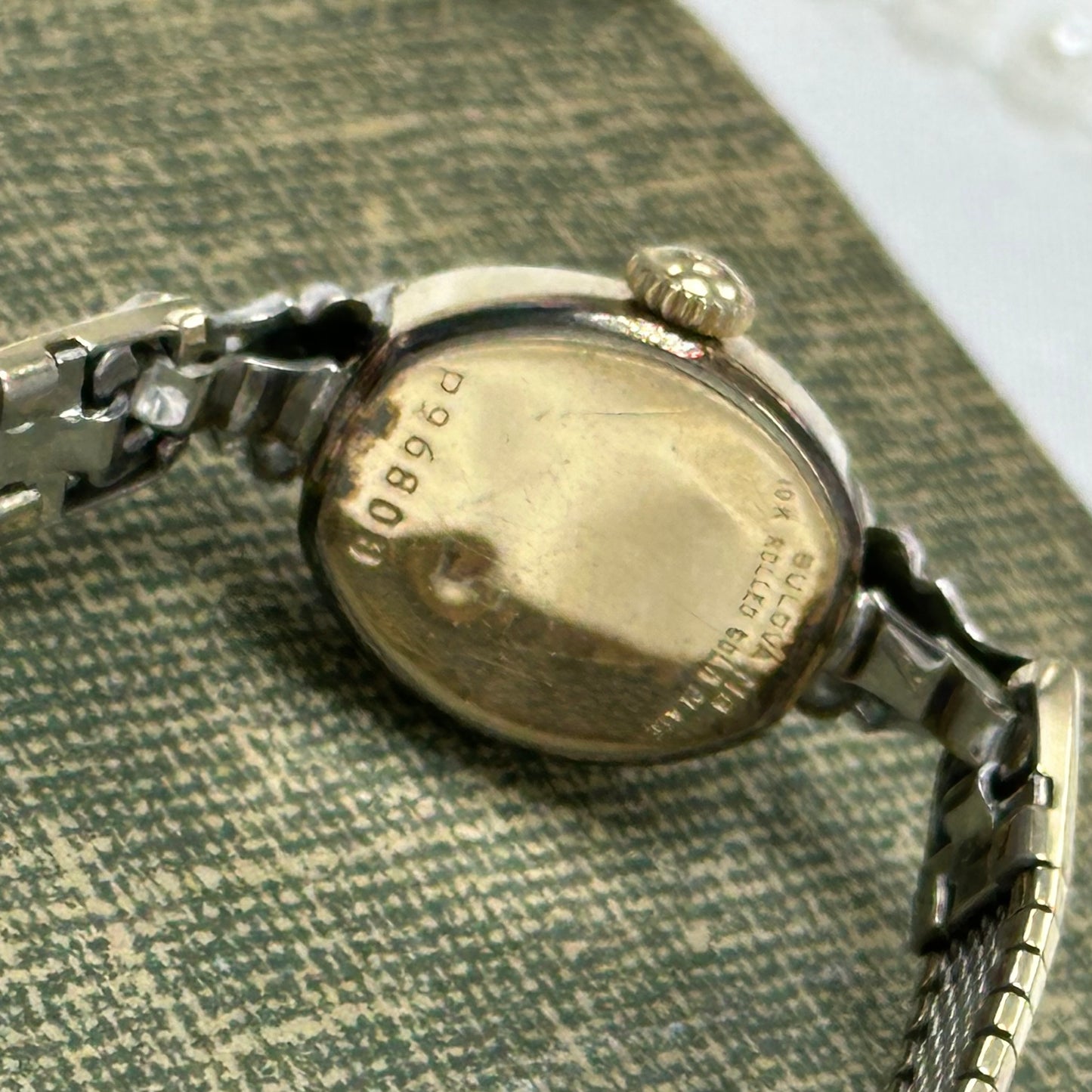 Dainty Vintage 10k RGP 1966 Bulova Cocktail Watch