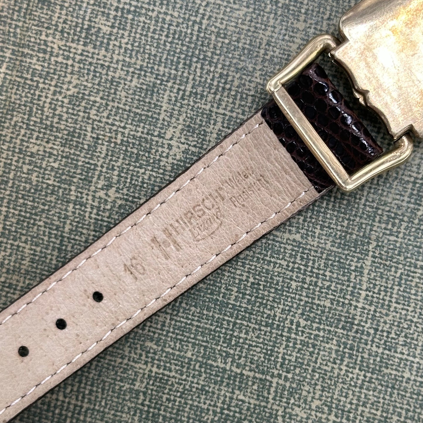 1951 Vintage 10k GF Wind-Up Elgin De Luxe Square Dial Watch