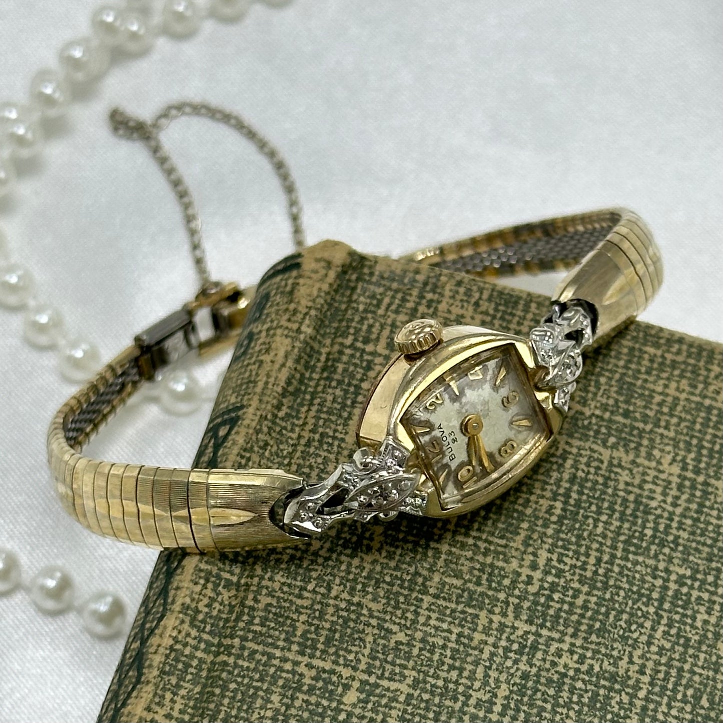 Dainty Vintage 10k RGP 1966 Bulova Cocktail Watch