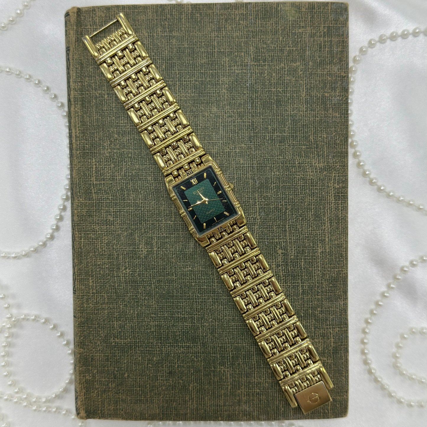 Green Dial Elgin Tank Watch