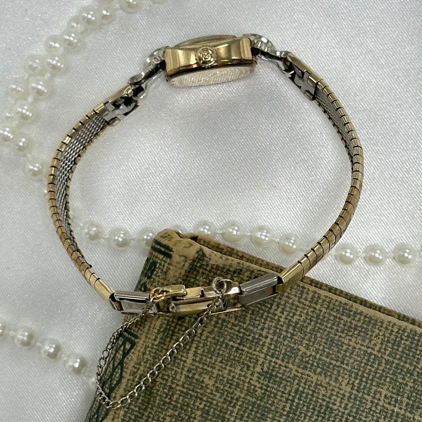 Dainty Vintage 10k RGP 1966 Bulova Cocktail Watch