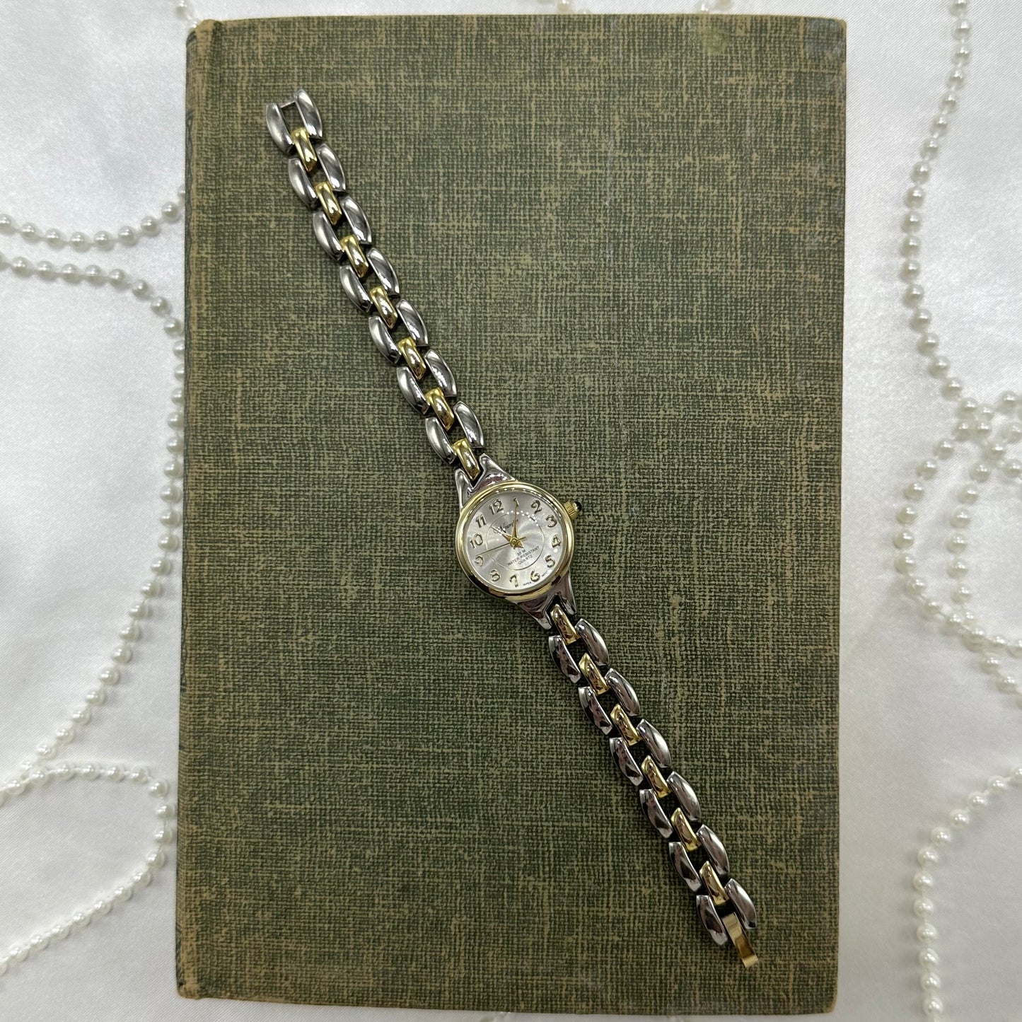 Two-Tone Wranger Watch with Blue Crown