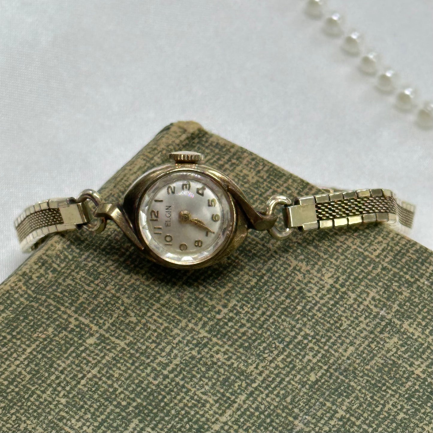 10K RGP Gold 1960's Elgin Wind-Up Watch