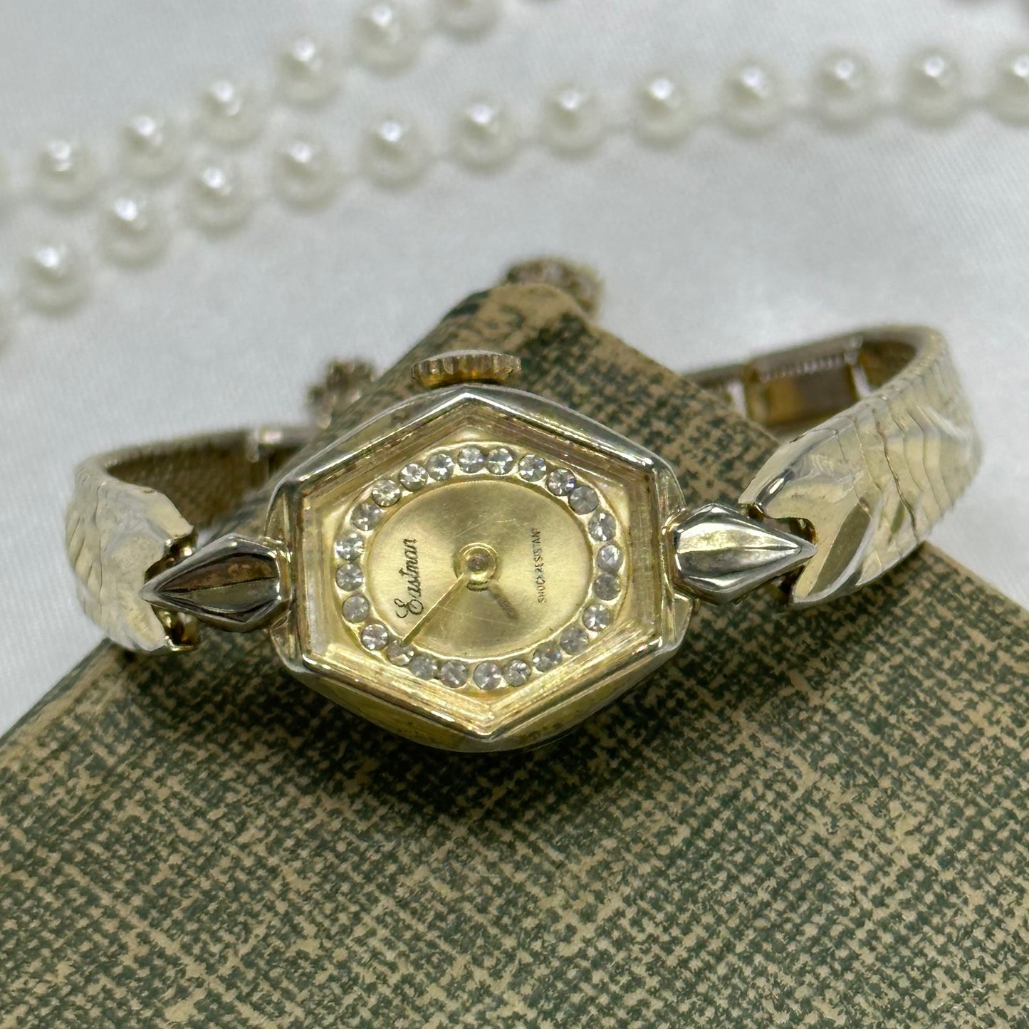 Vintage Gold Eastman Wind-Up Watch
