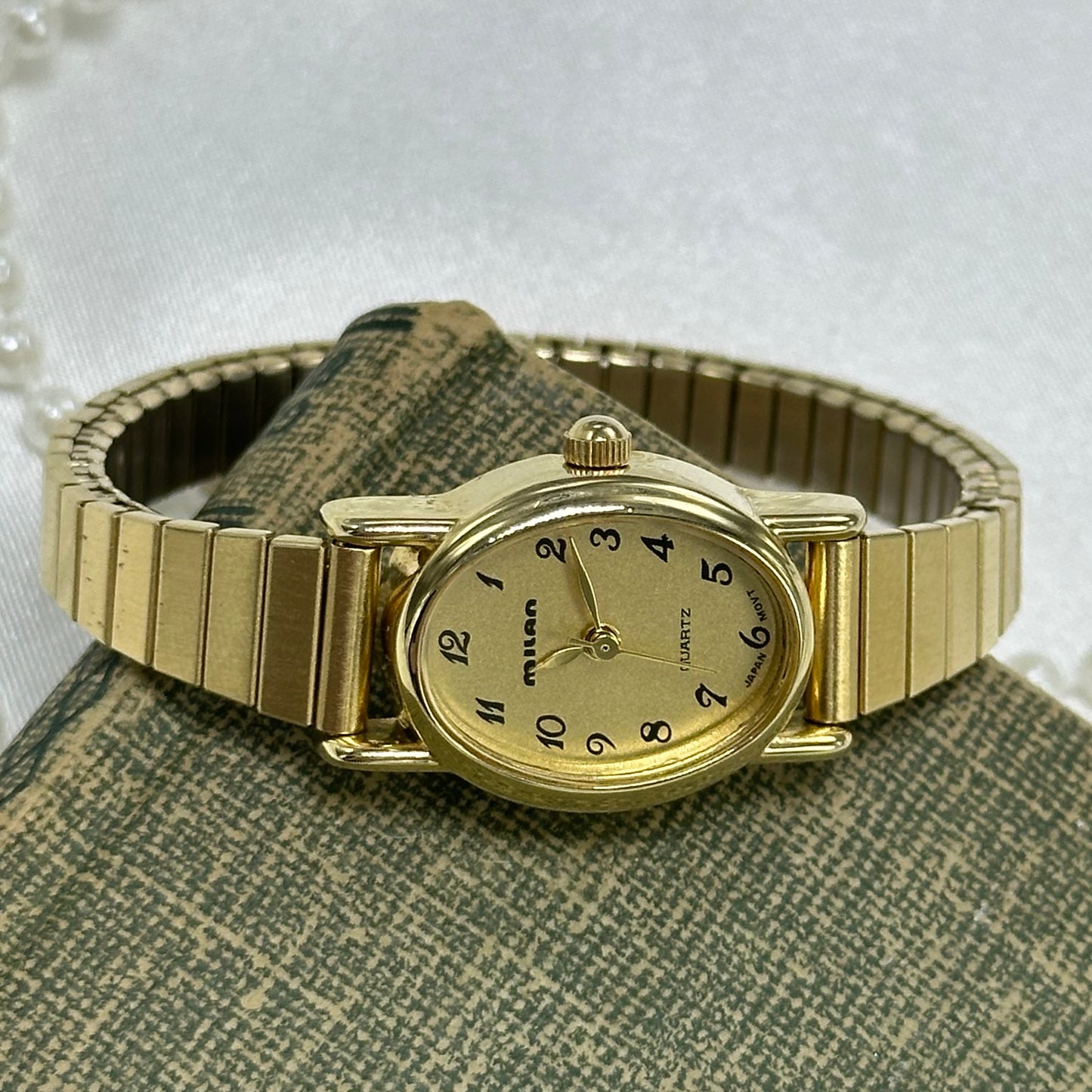 Gold Vintage Milan Watch