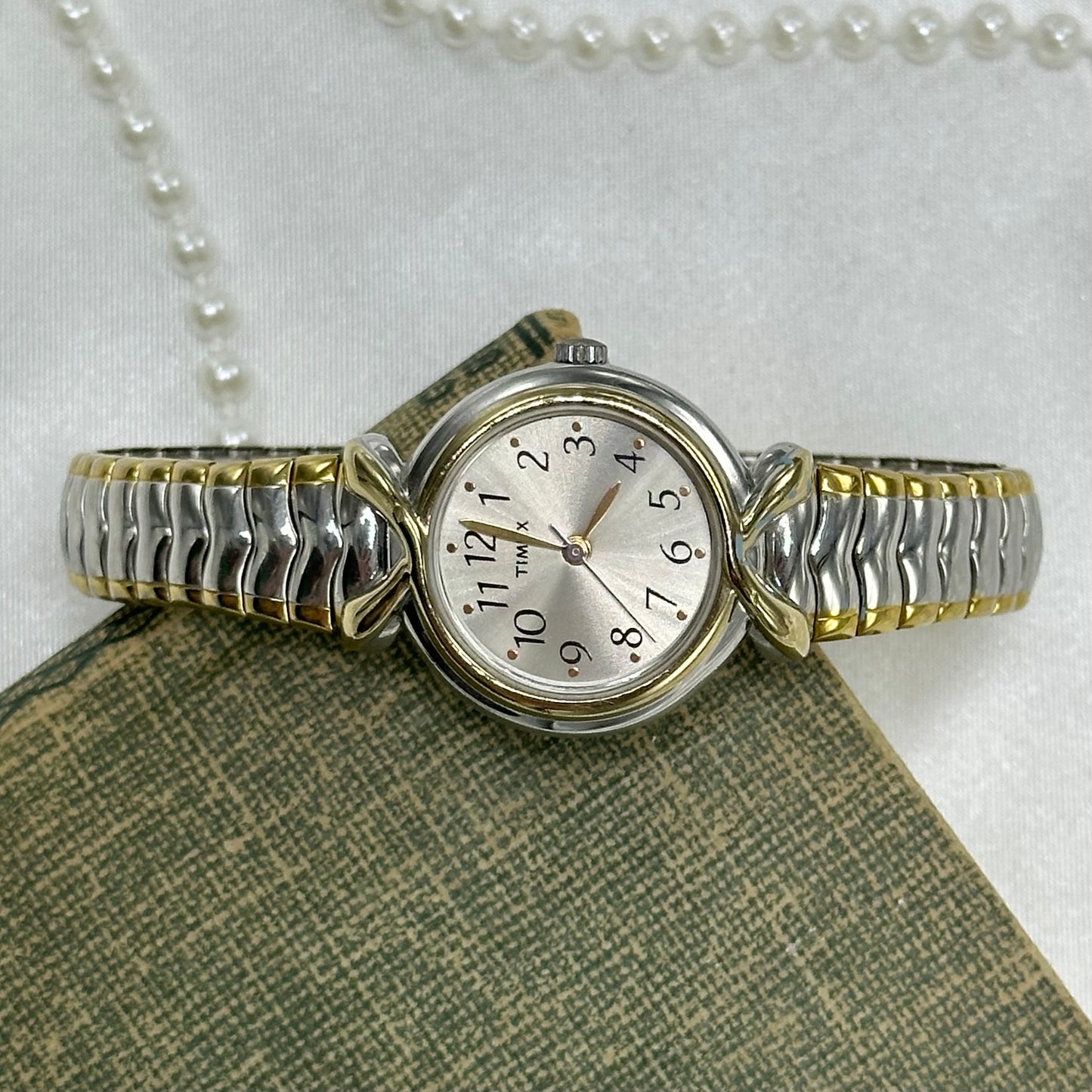 Classic Two-Tone Timex Watch