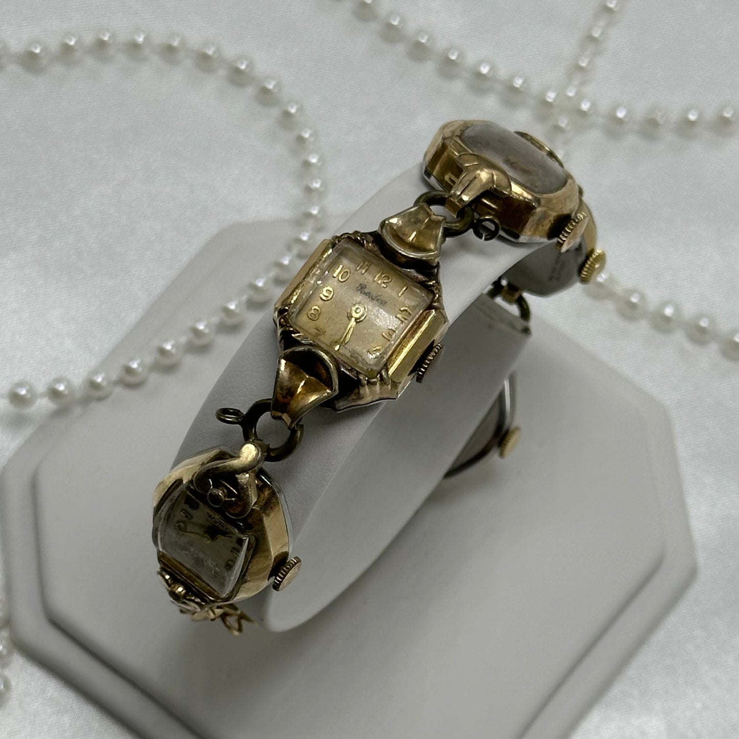 Vintage Gold Watch Bracelet
