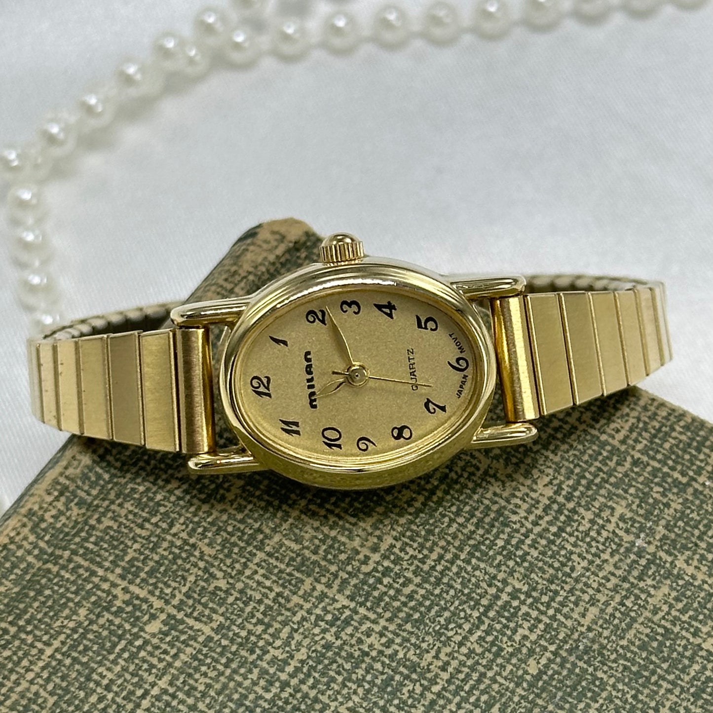 Gold Vintage Milan Watch