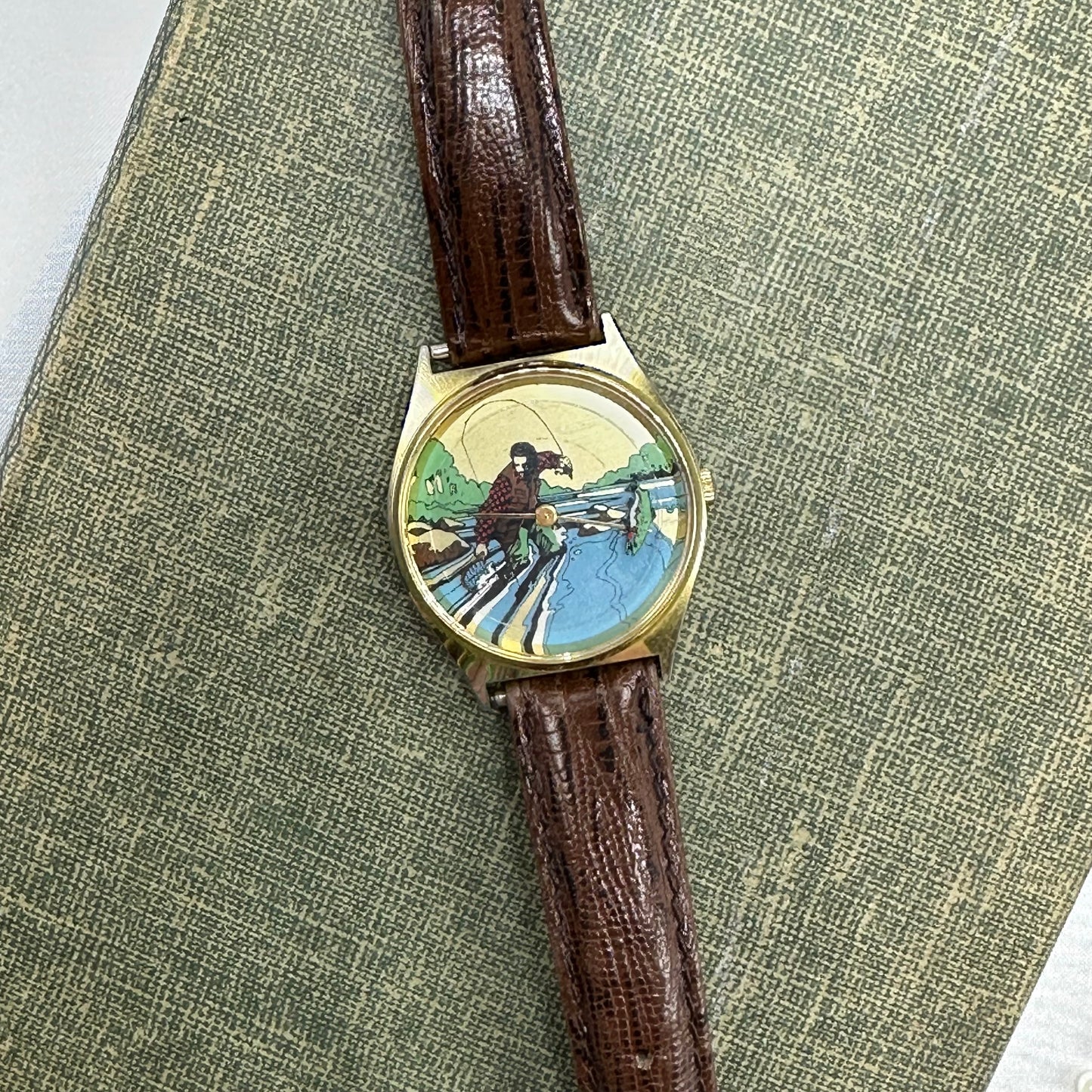 Unique Vintage Fly Fishing Watch