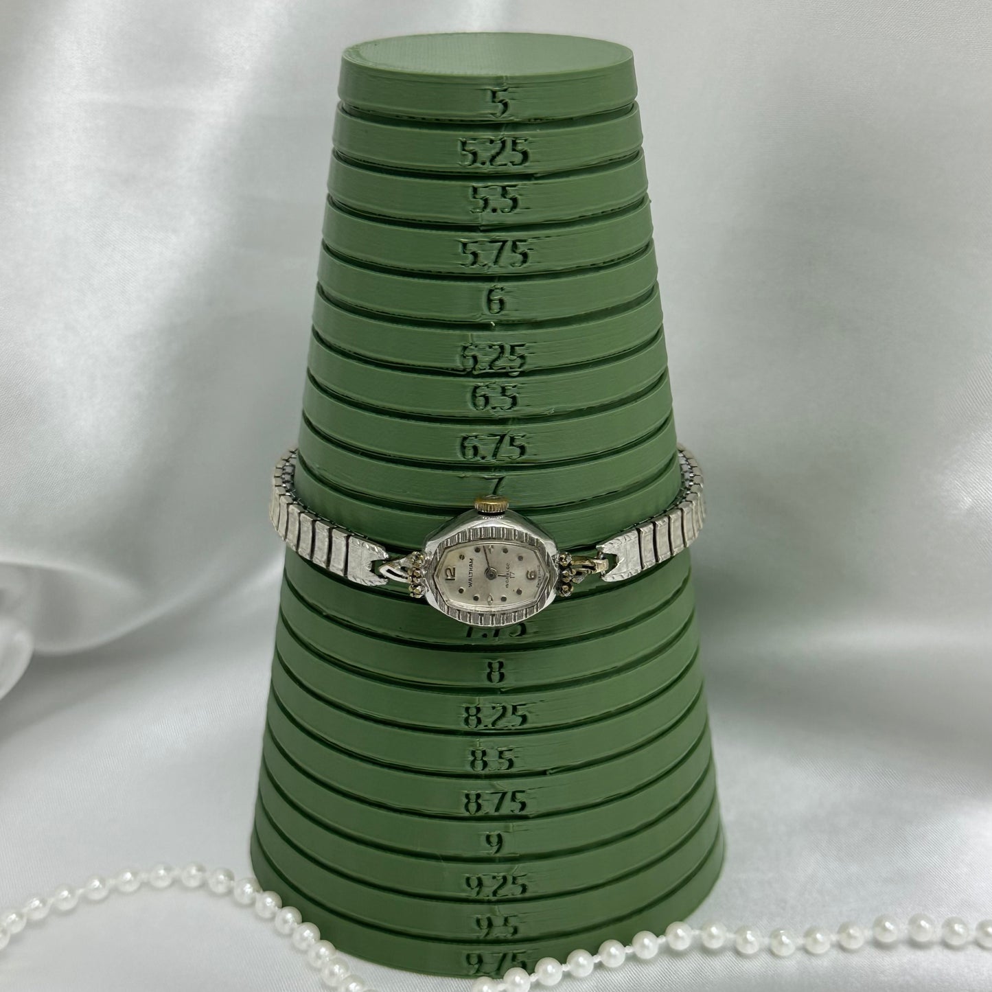 Vintage Silver Waltham Wind-Up Watch