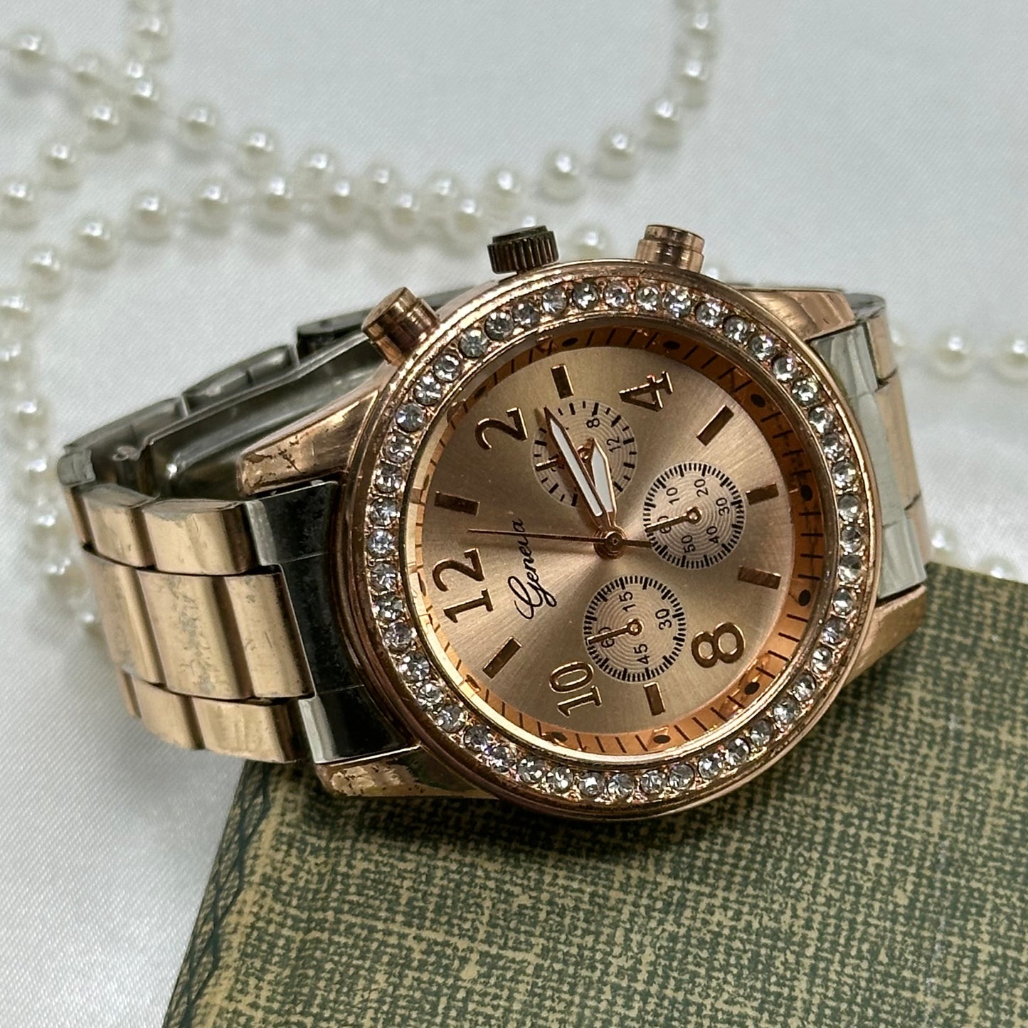 Rose Gold Chronograph Watch