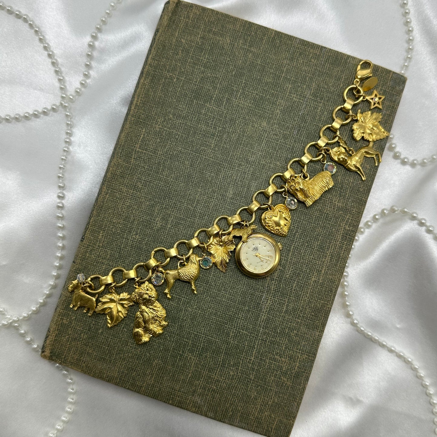 Kirk's Folly Puppy Charm Bracelet
