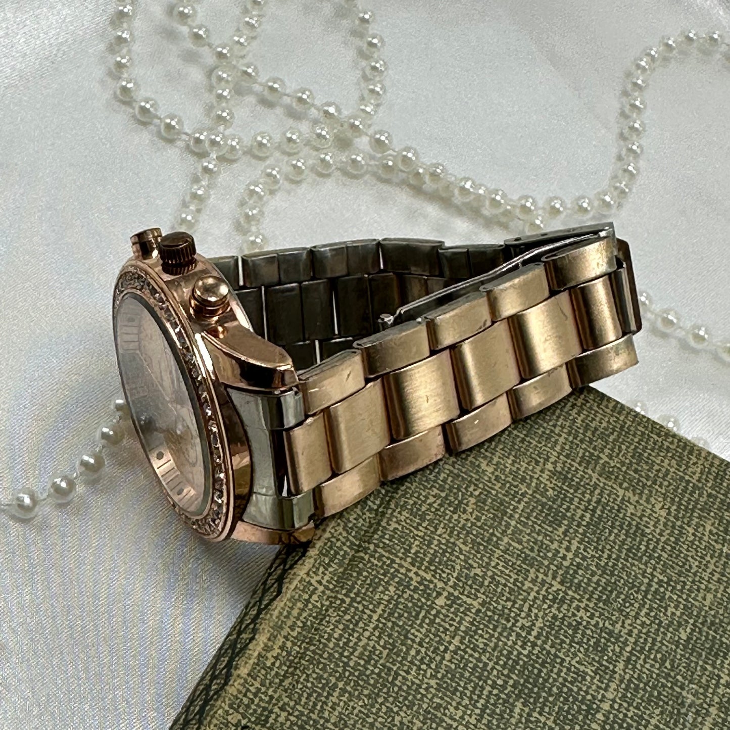 Rose Gold Chronograph Watch