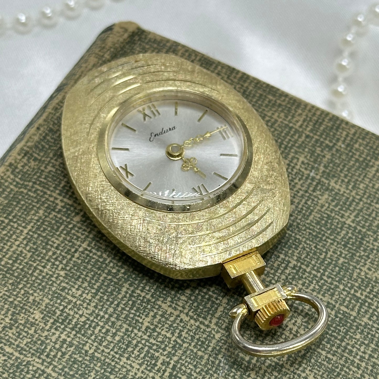 Vintage Gold Wind-Up Pocket Watch