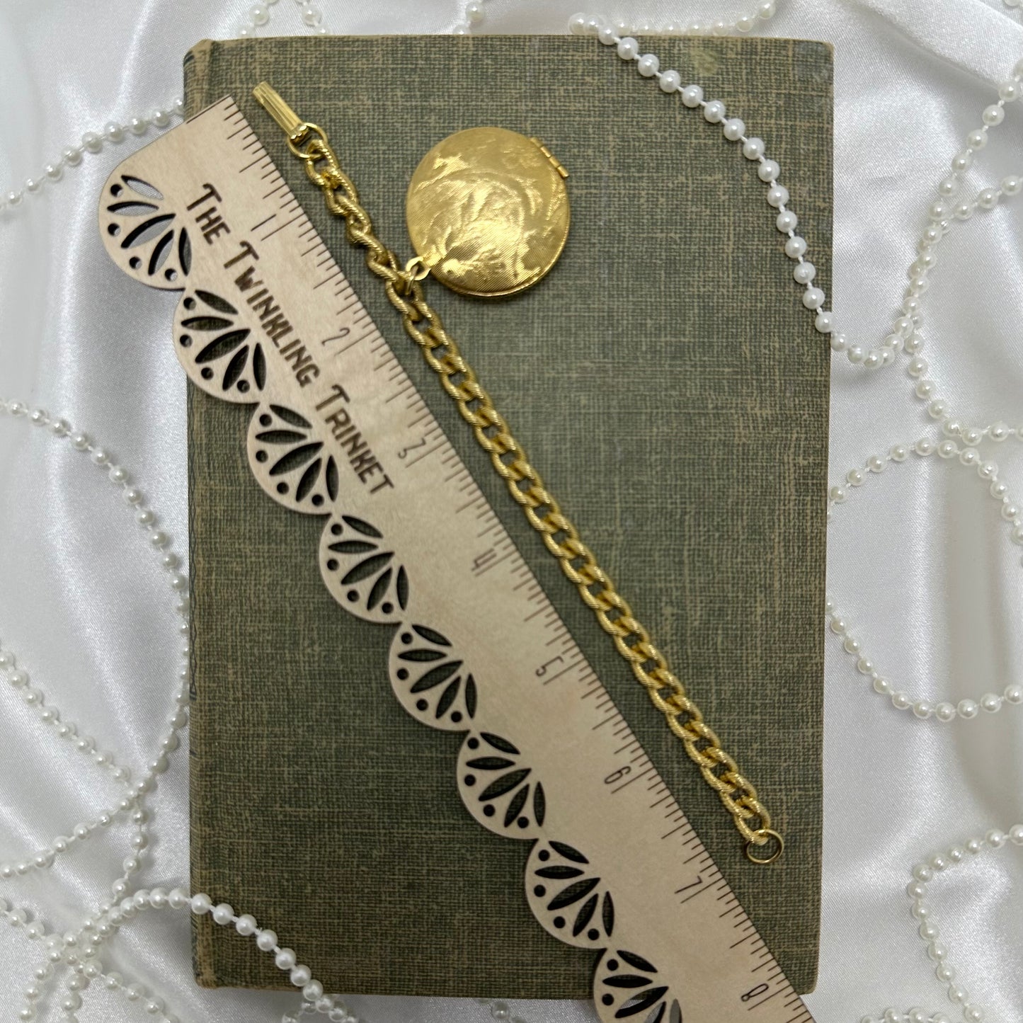 Rare Vintage Perfume Locket Bracelet with Original Perfume