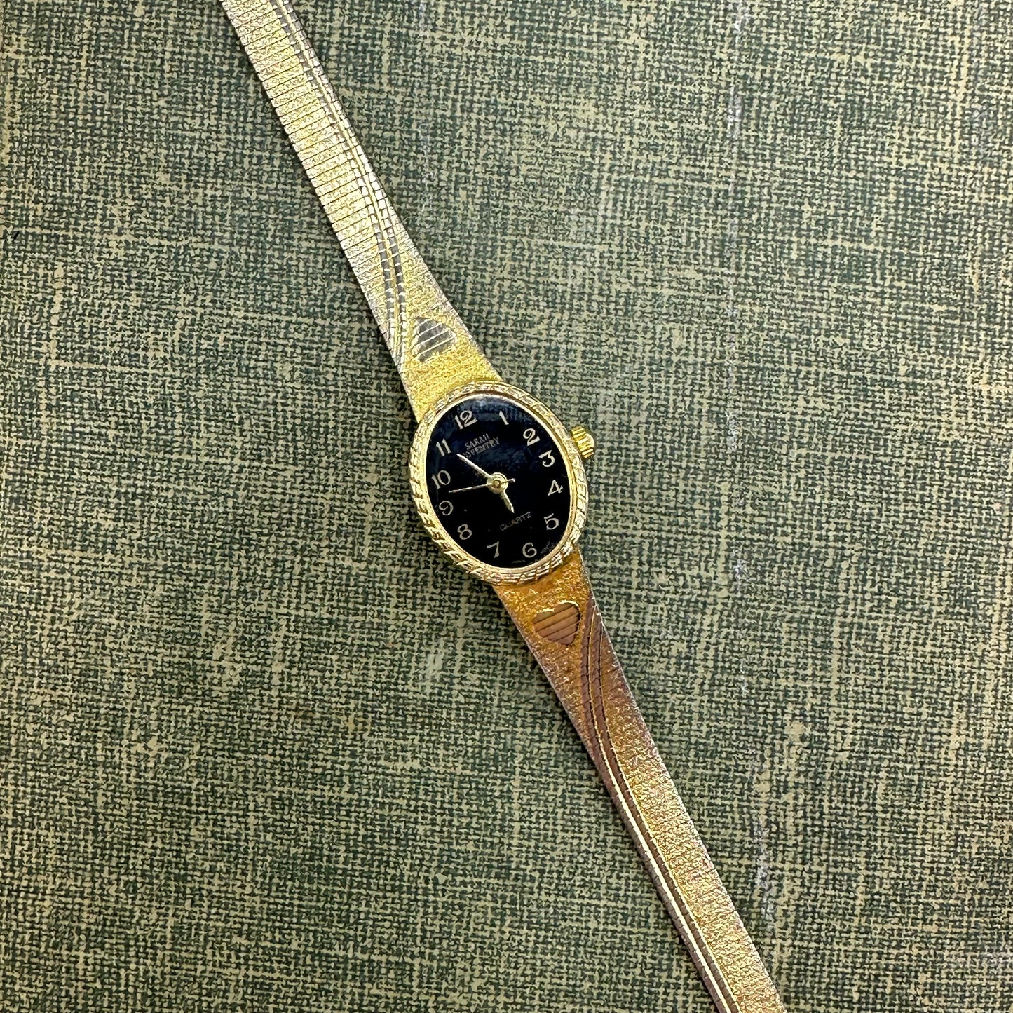 Gold Sarah Coventry Heart Watch