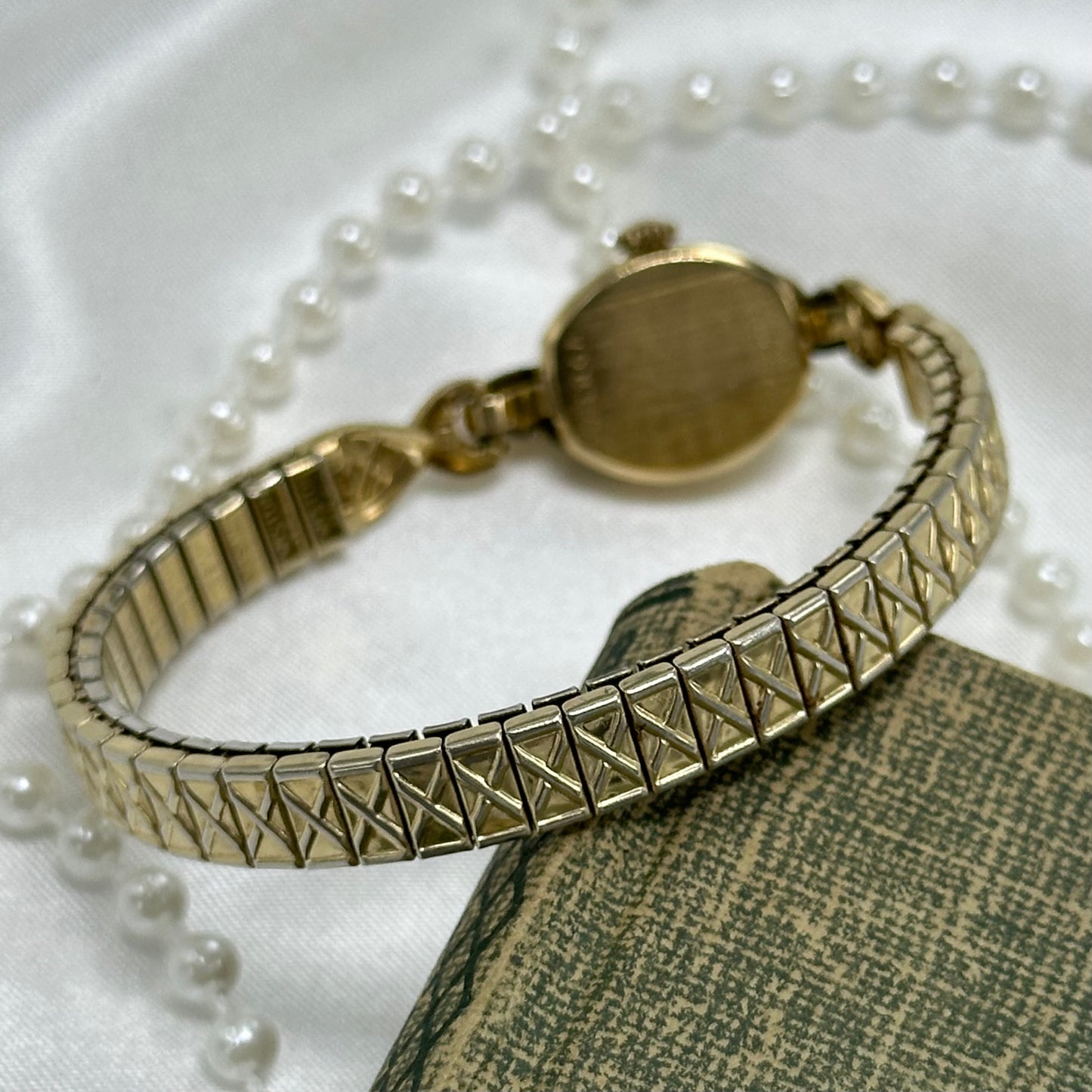 1962 10k RGP Teardrop Bulova Wind-Up Cocktail Watch