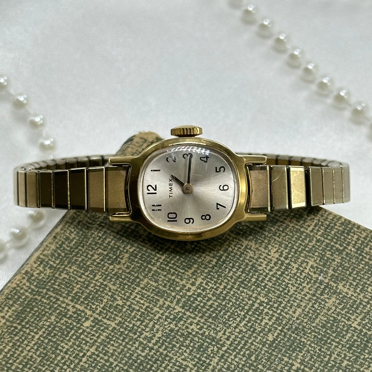 Vintage Gold Wind-Up Timex