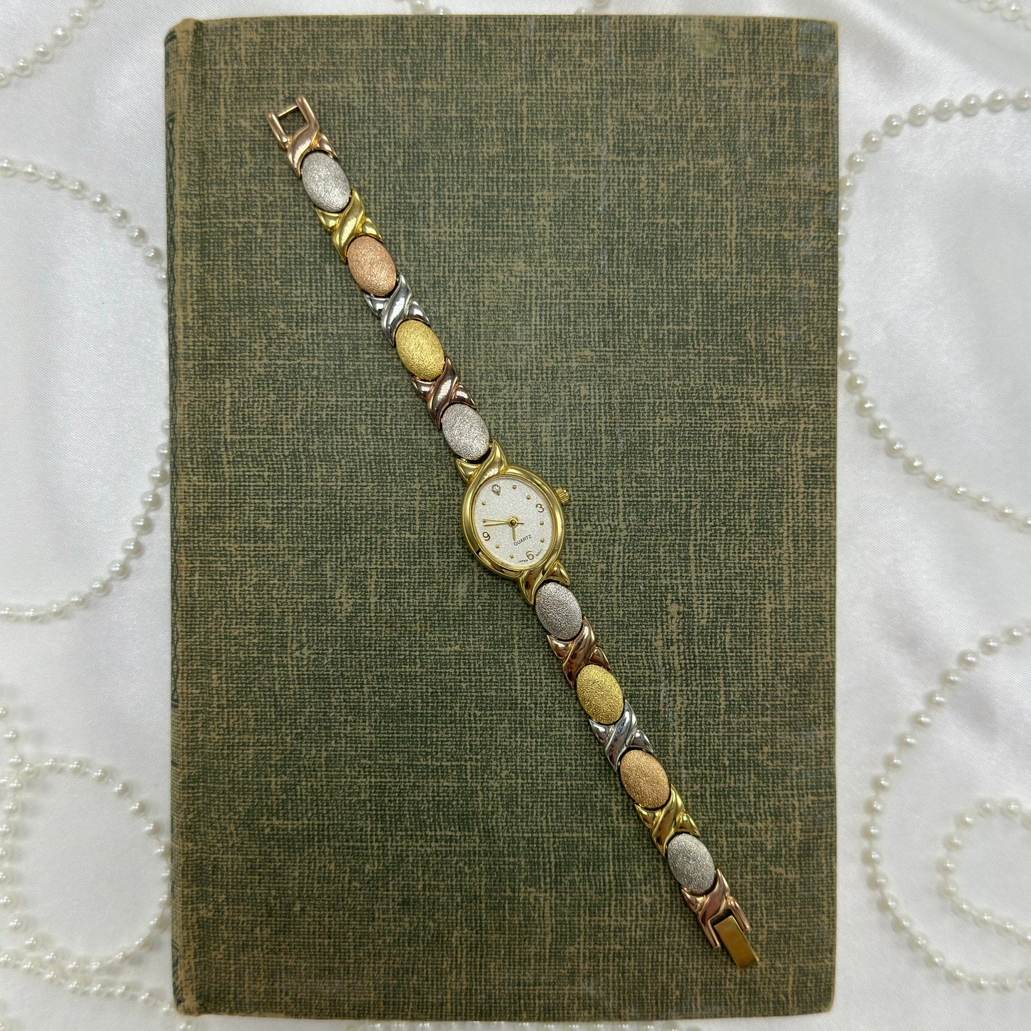 Tri-Tone Oval Dial Avon Watch