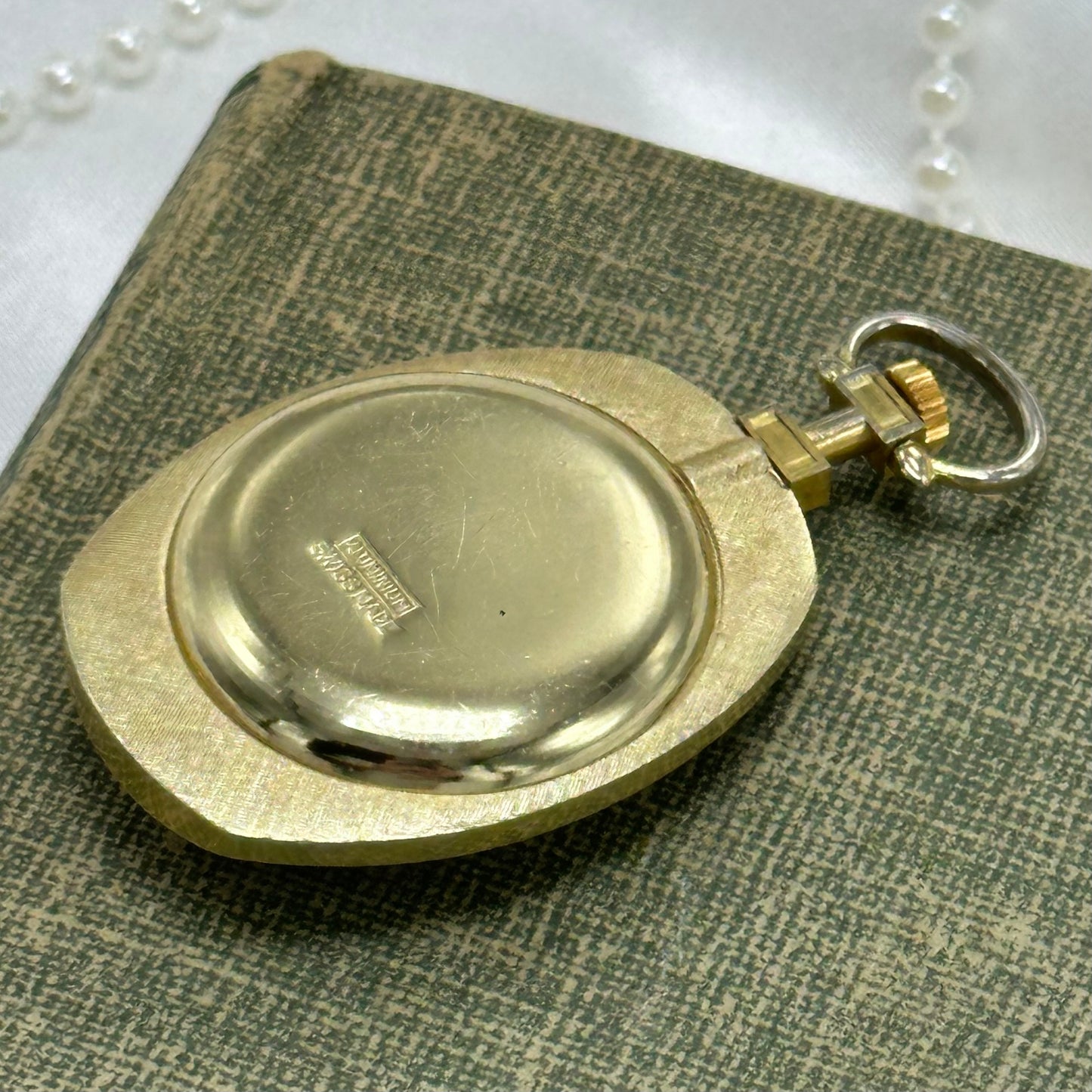 Vintage Gold Wind-Up Pocket Watch