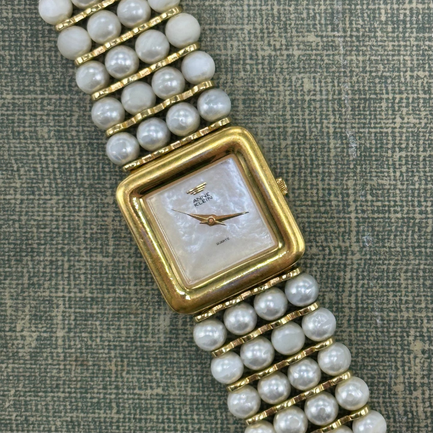 Vintage Anne Klein Pearl Watch