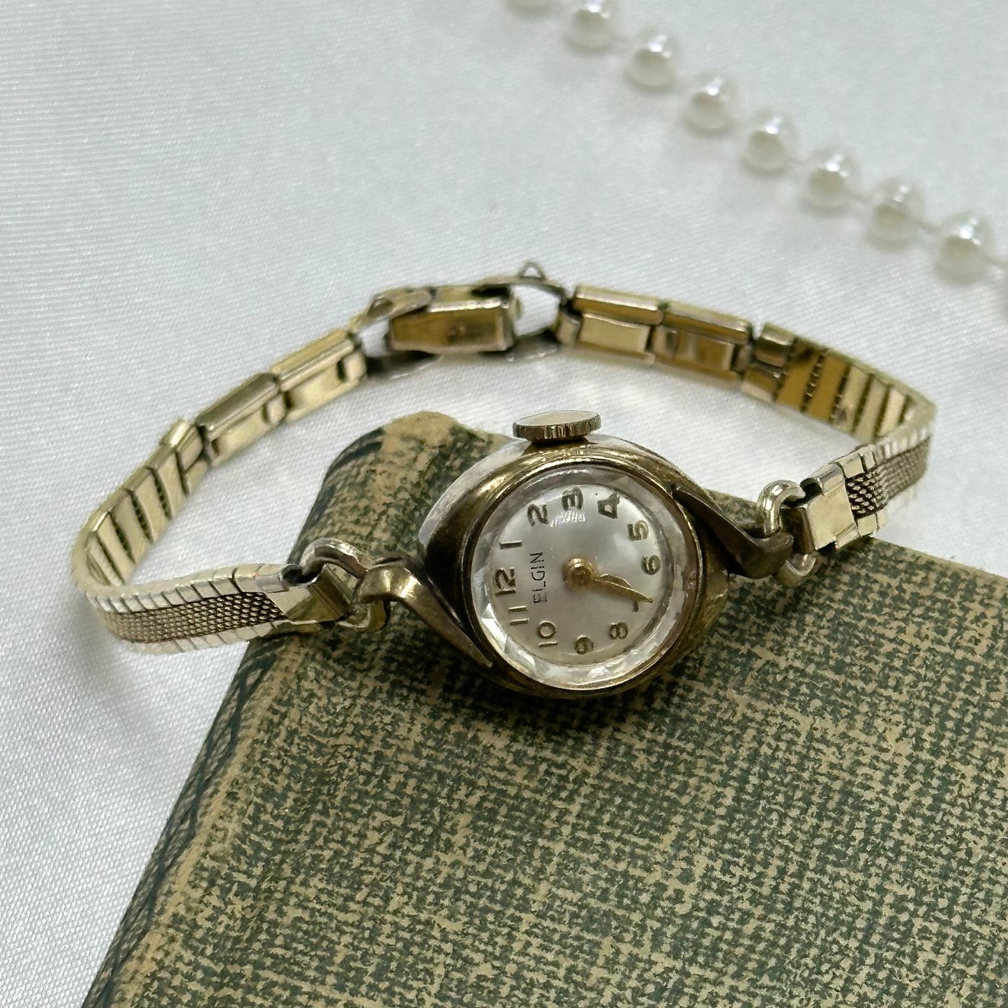 10K RGP Gold 1960's Elgin Wind-Up Watch