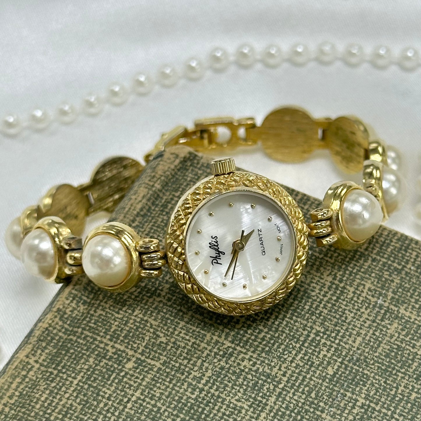 Pearl Watch with Mother of Pearl Dial