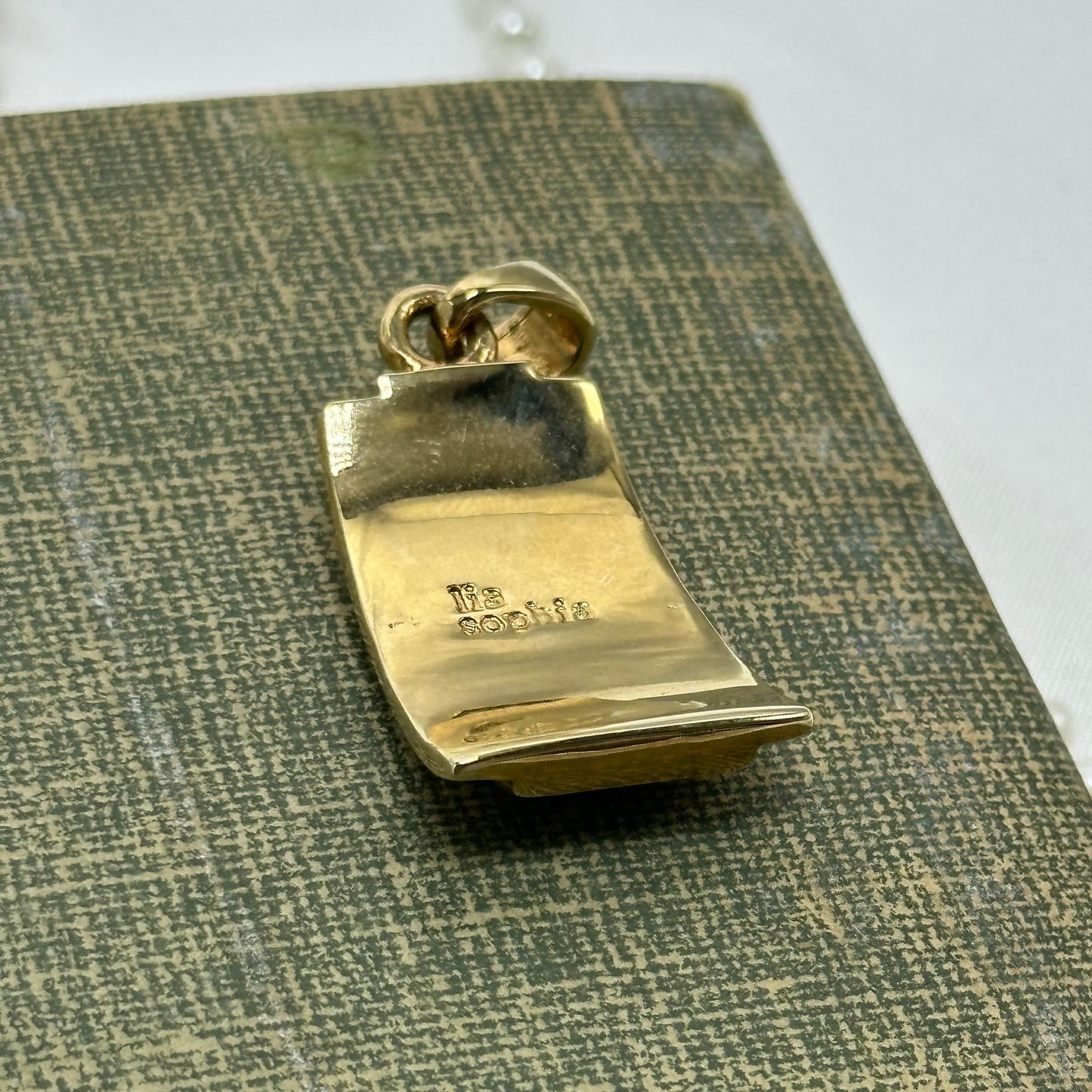 Gold and Black Pendant