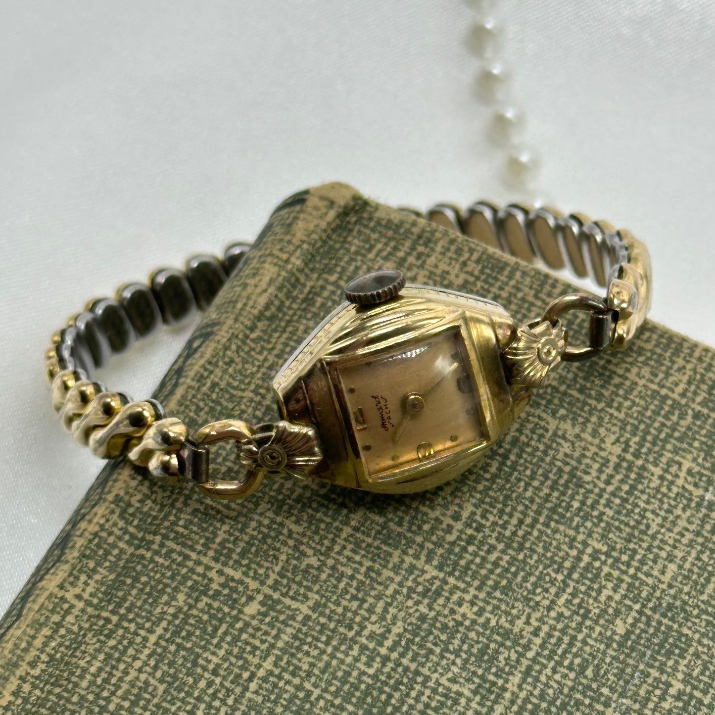 Vintage Rose Gold 10k RGP Wind-Up Watch