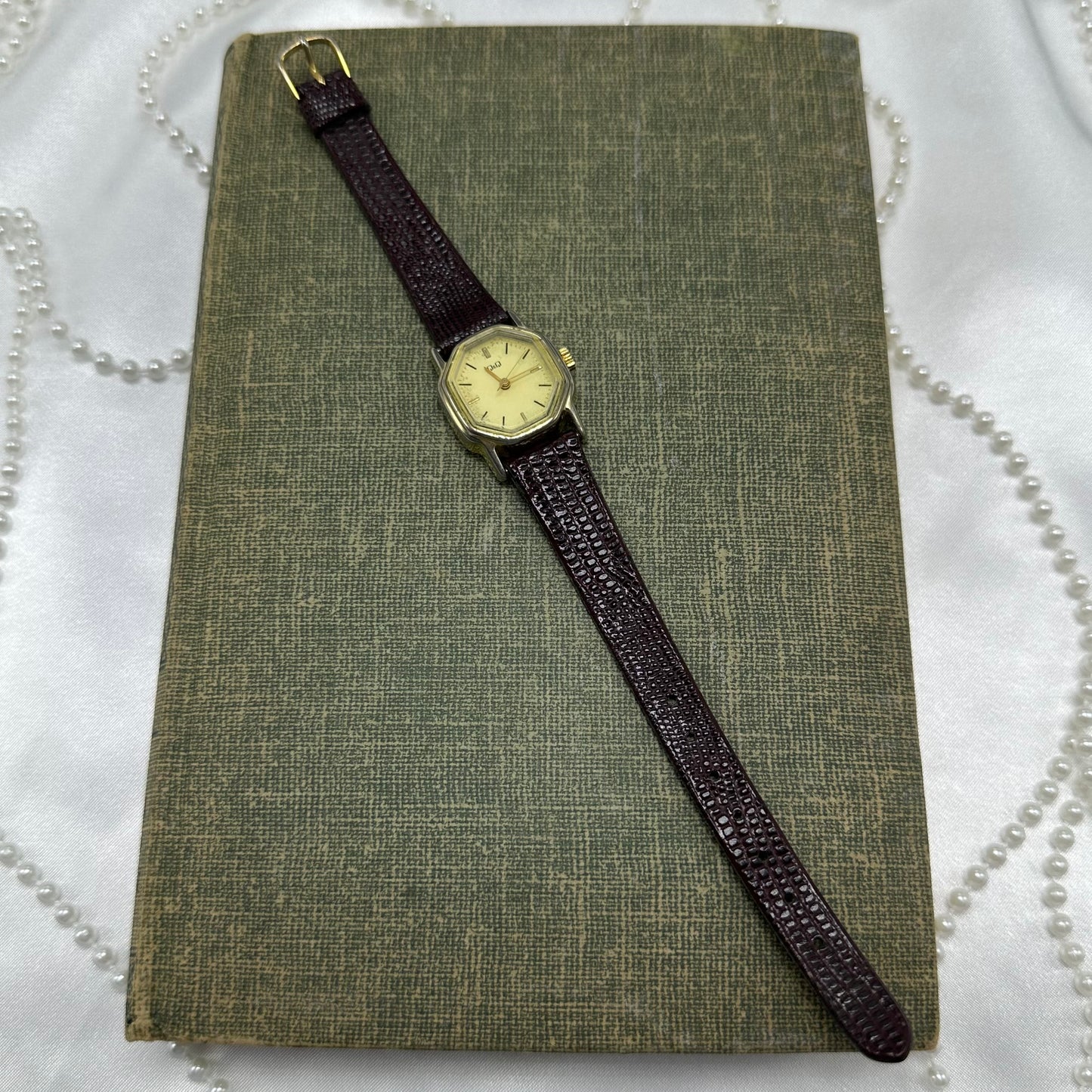 Classic Gold and Brown Octagon Dial Watch