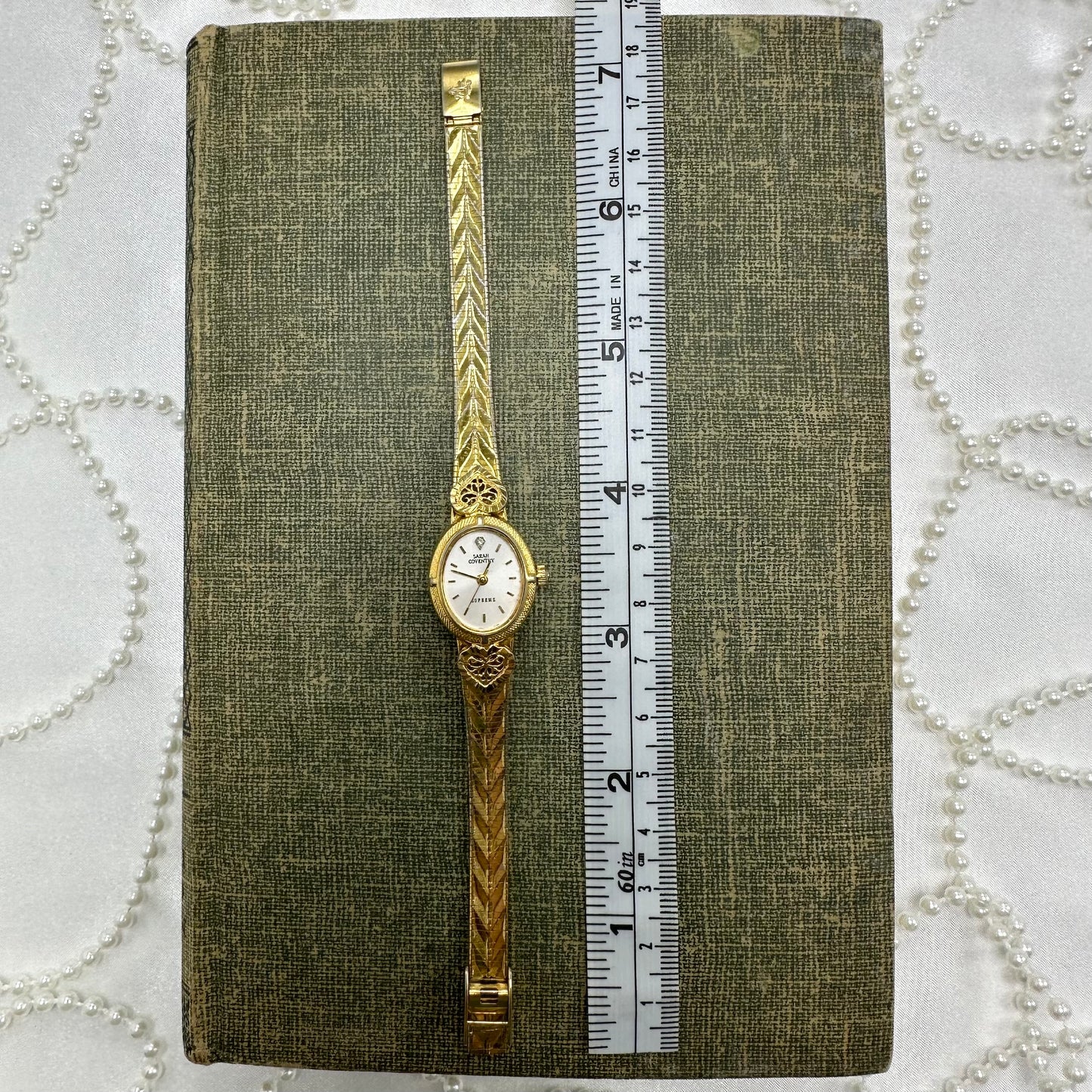 Gold Vintage Sarah Coventry Heart Watch