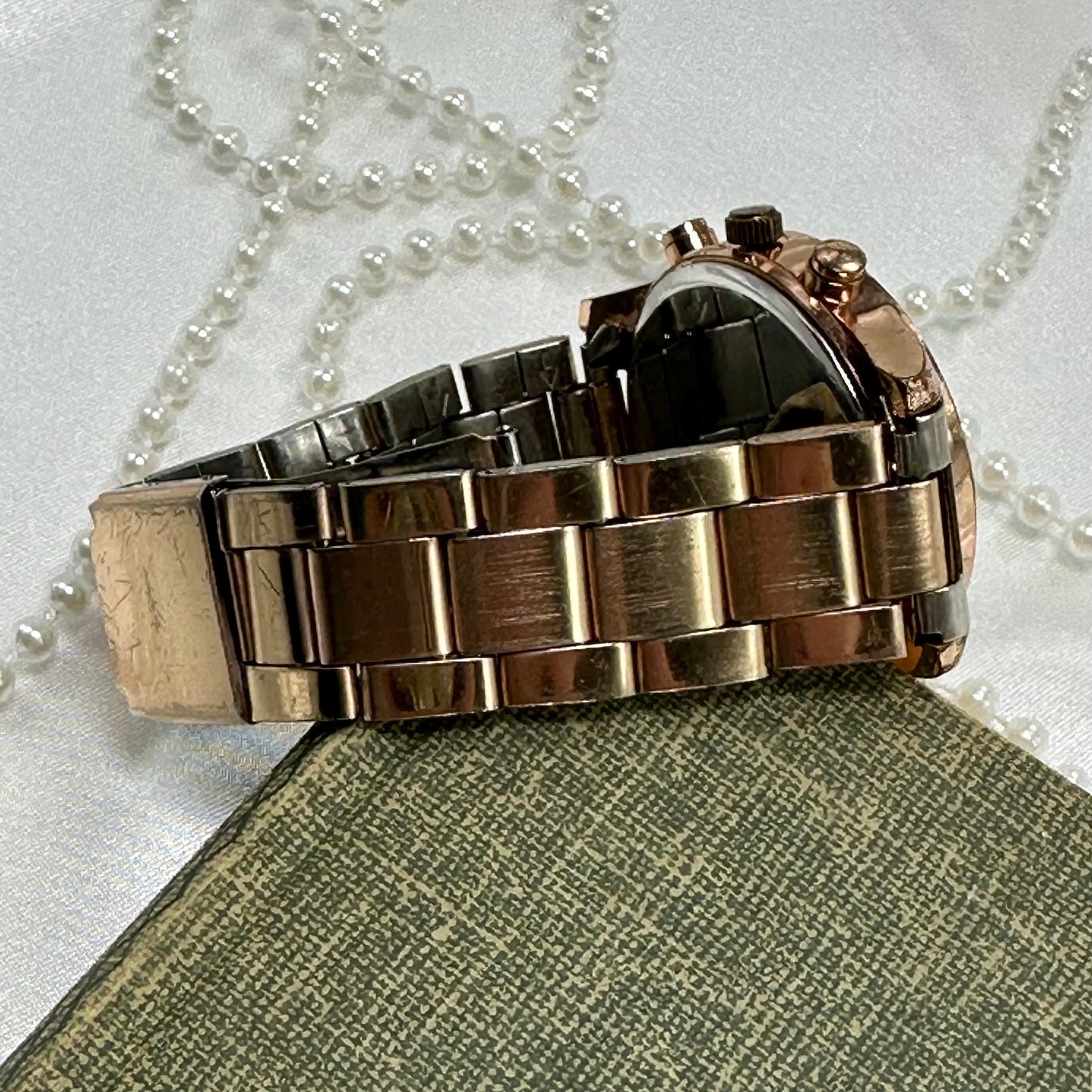 Rose Gold Chronograph Watch