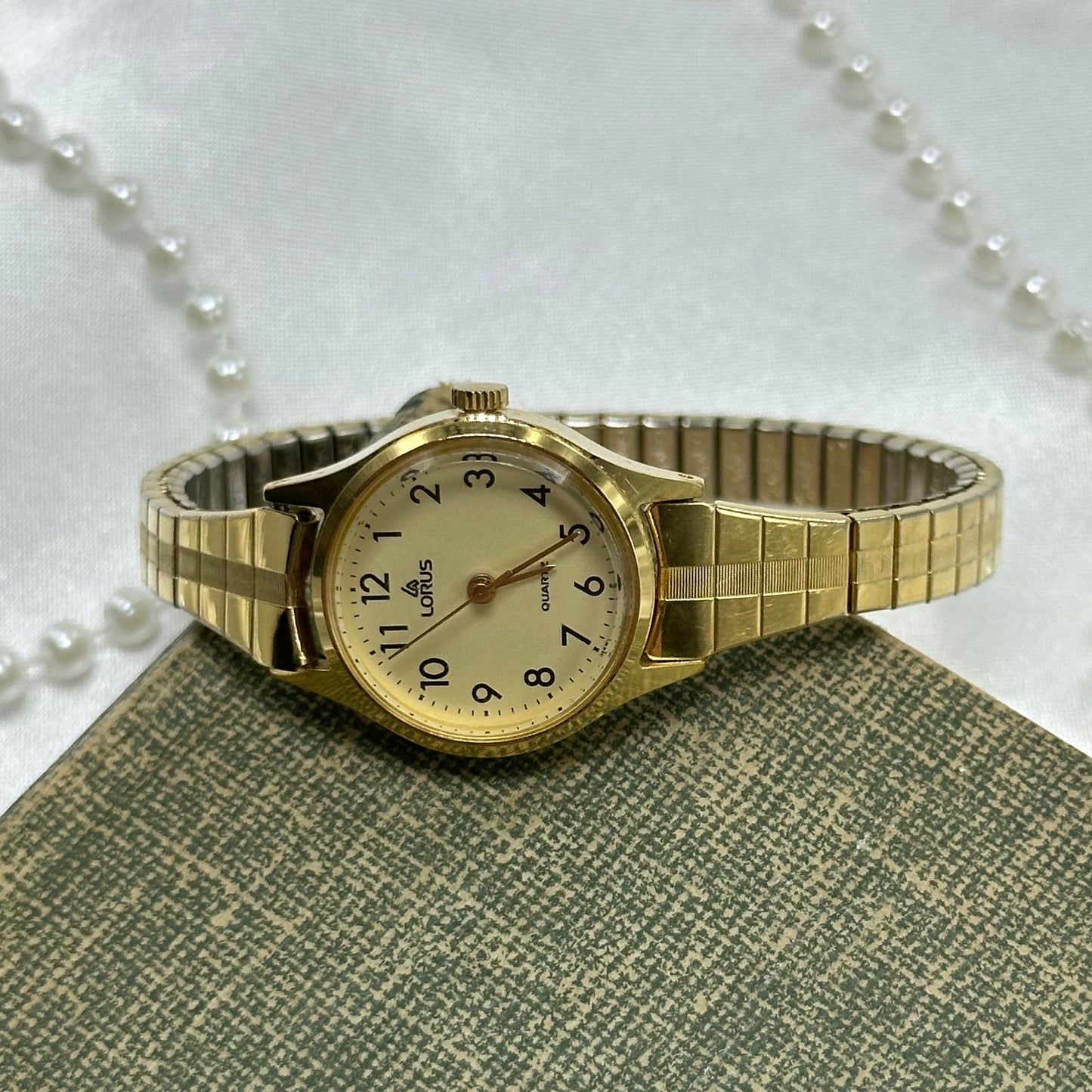 Gold Round Dial Lorus Watch